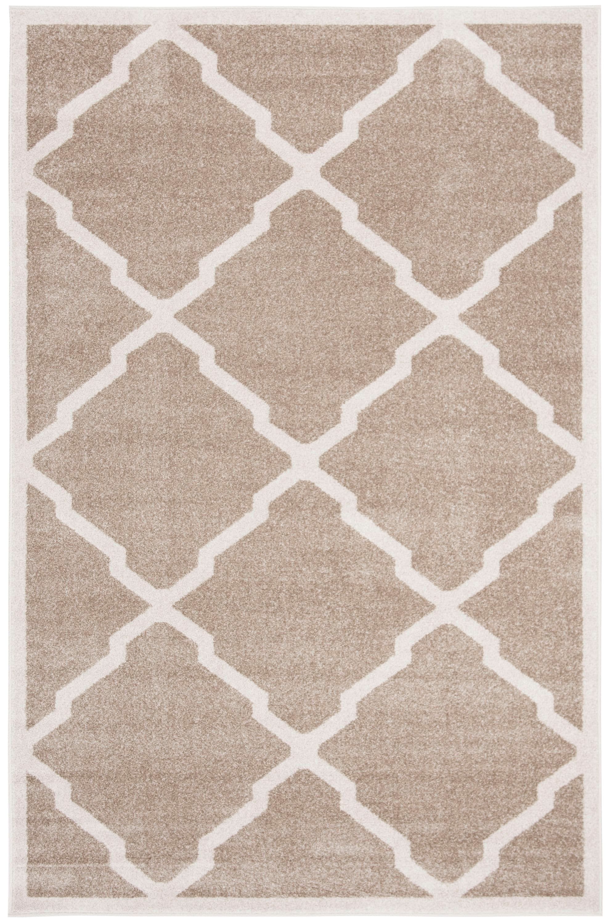 Safavieh AMT421S-5 Amherst Lowell 5 x 8 (ft) Loomed Synthetic Wheat/Beige Rectangular Indoor Trellis Area rug