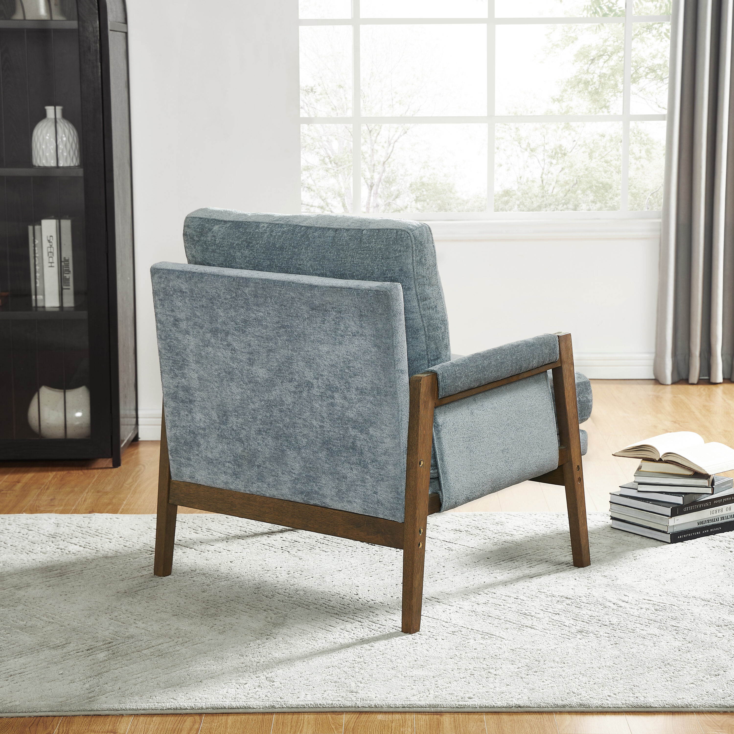 Roundhill Furniture AC302BU chairs - View #3