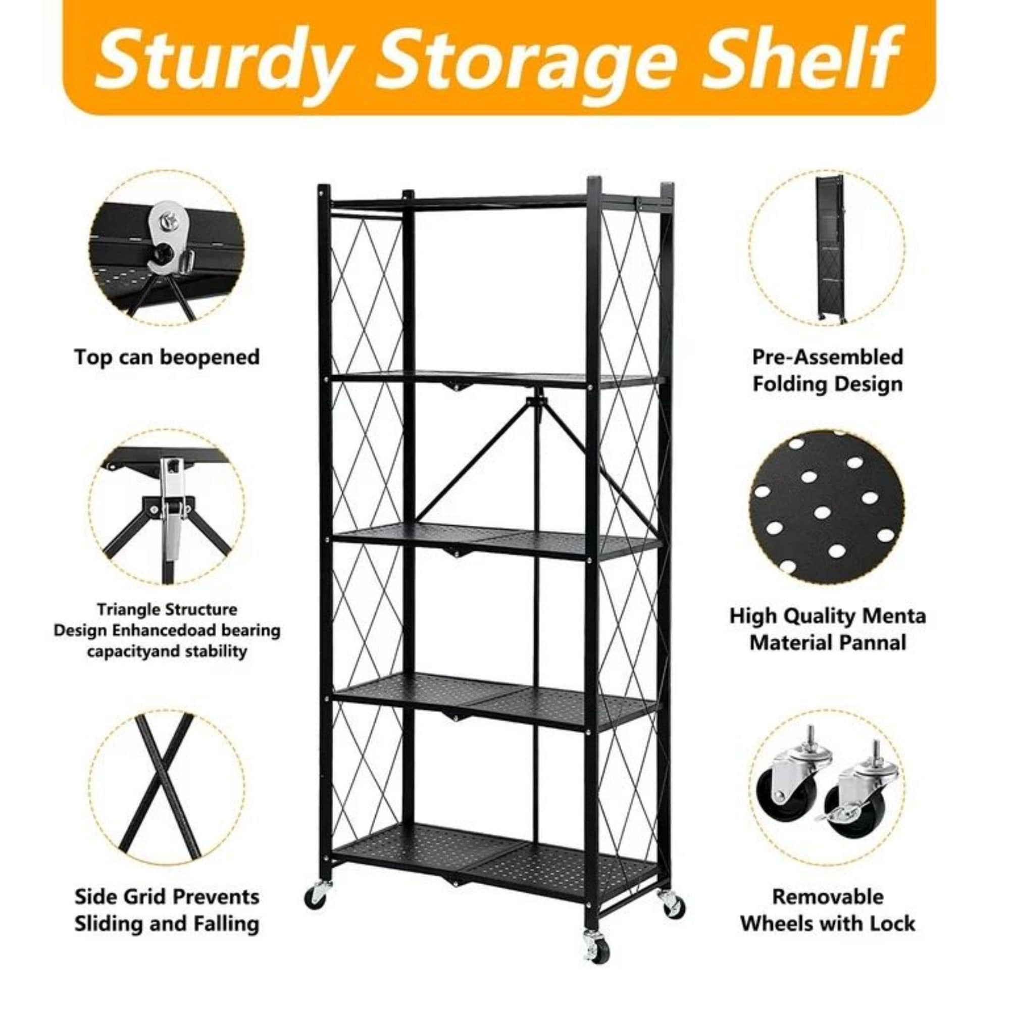 Fenbeli ZMMLSZ3014-5B Free-Standing-Shelving - View #6