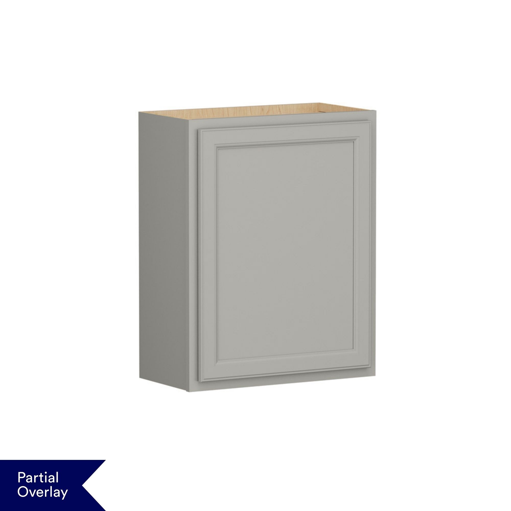 Shenandoah Cardiff 21-in W x 30-in H x 12-in D Stone Laminate Wall Fully Assembled Cabinet Recessed Panel Miter