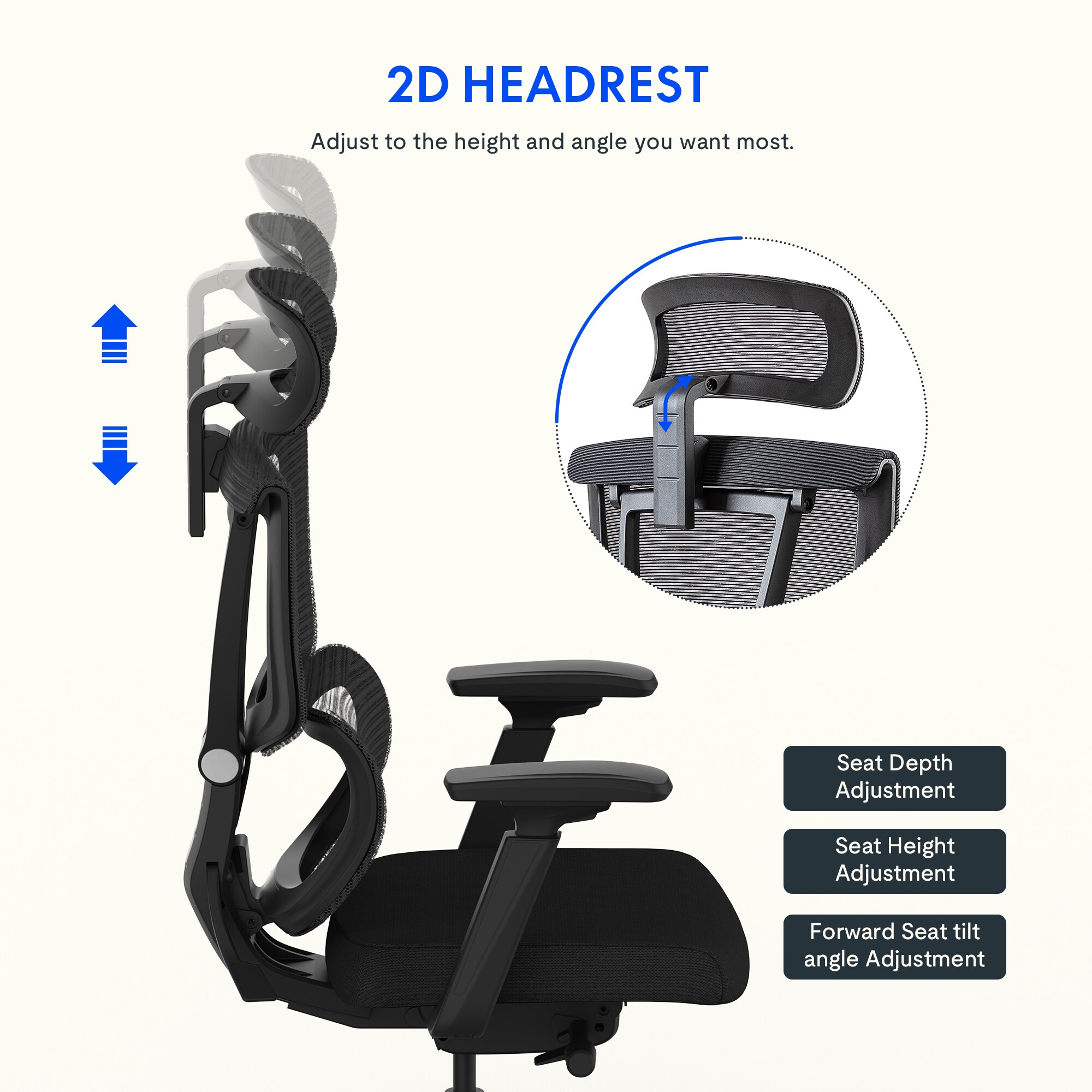 FlexiSpot C7B-F1-DP chairs - View #9