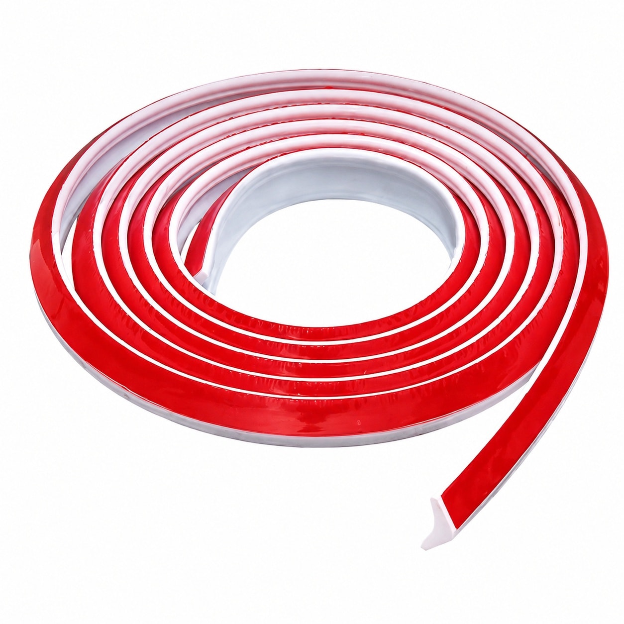 Aoibox  118 Inch Flexible Quarter Round Molding Trim Peel and Stick Silicone Shoe Molding for Walls and Counters