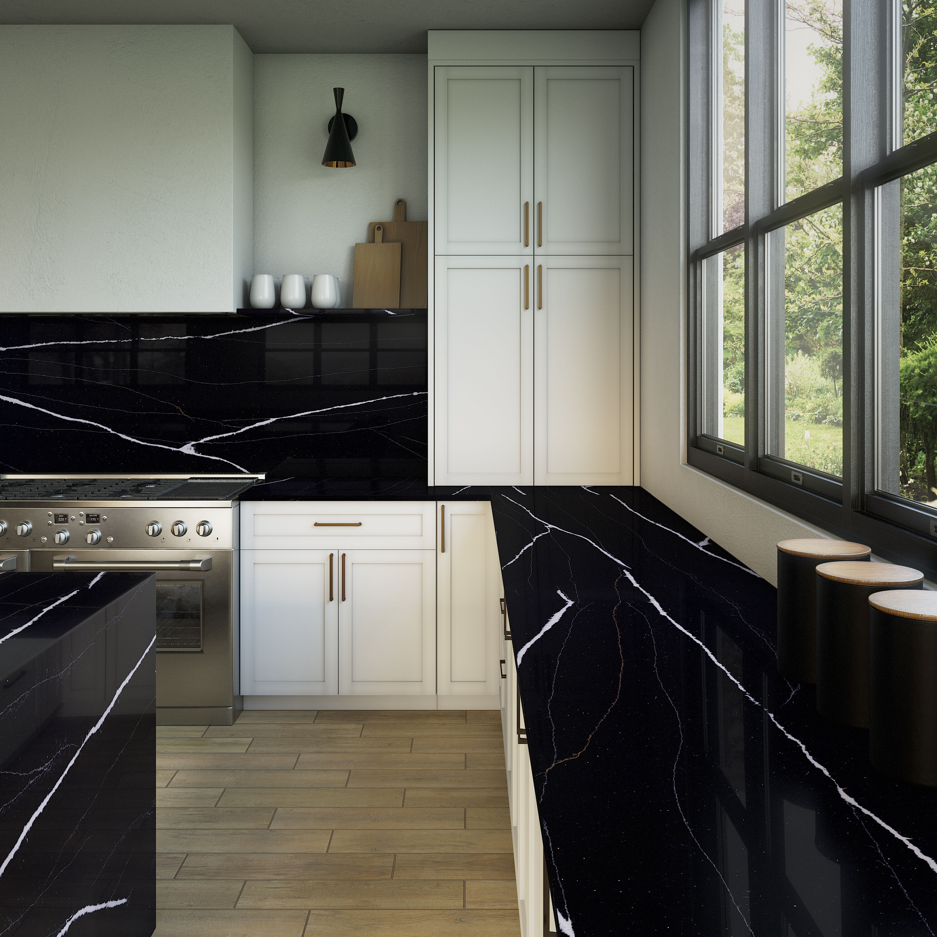 ONE Quartz OQ76SLBM11/4X1L Countertop-Samples - View #3