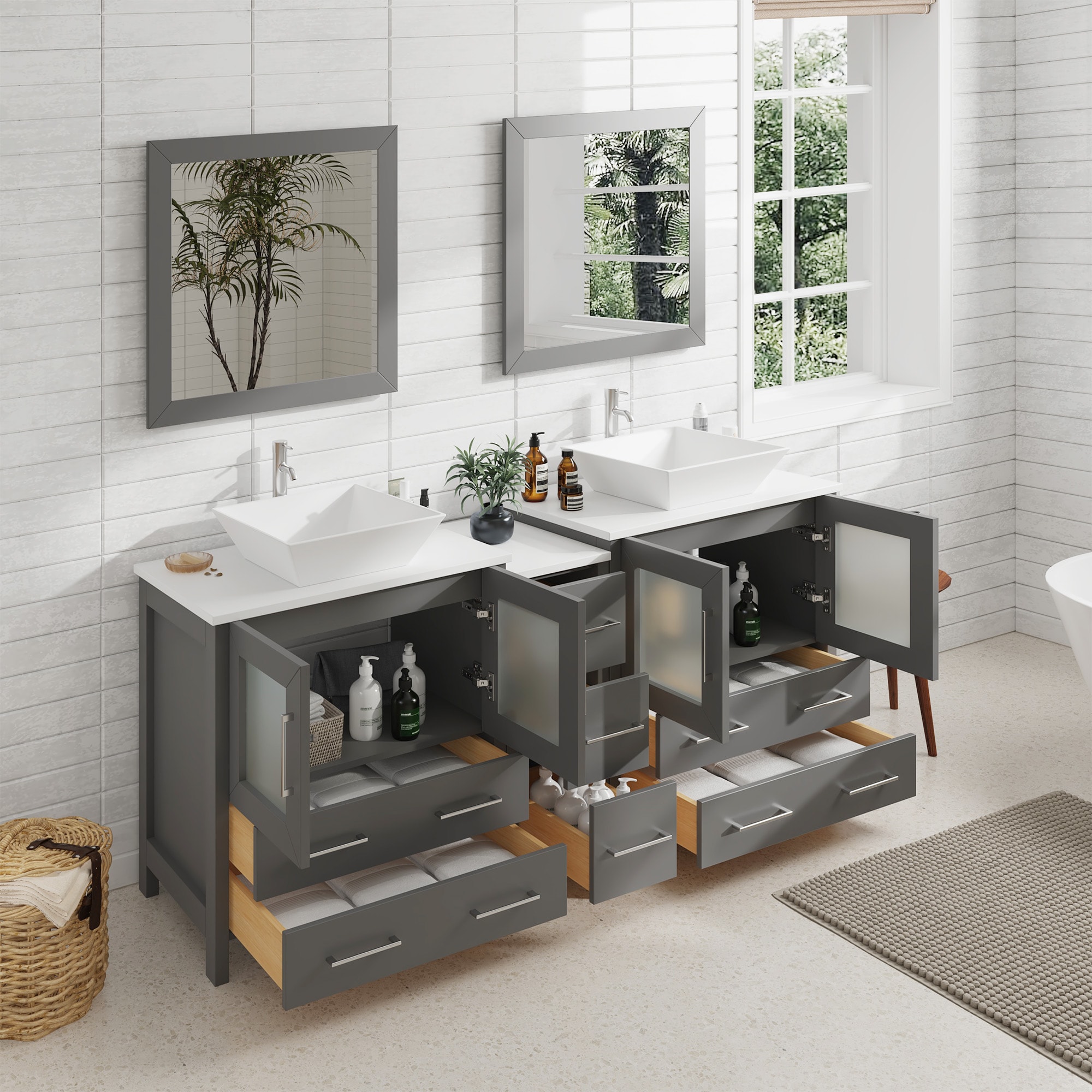 Vanity Art VA3130-72G Bath-Vanity-Combo - View #3