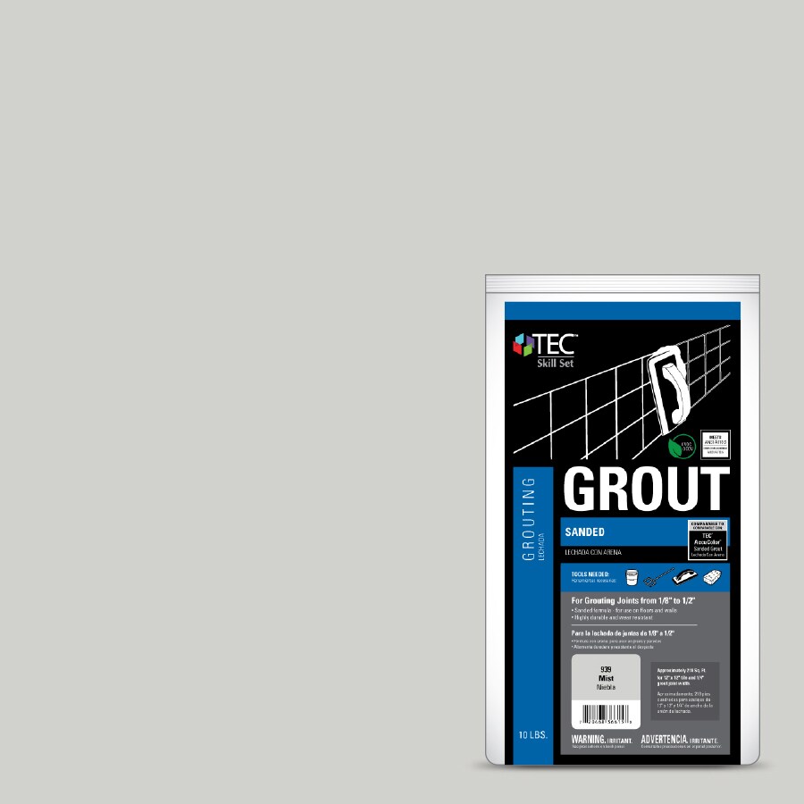 TEC 3306973325  Skill Set Mist Sanded Grout (10-lb)