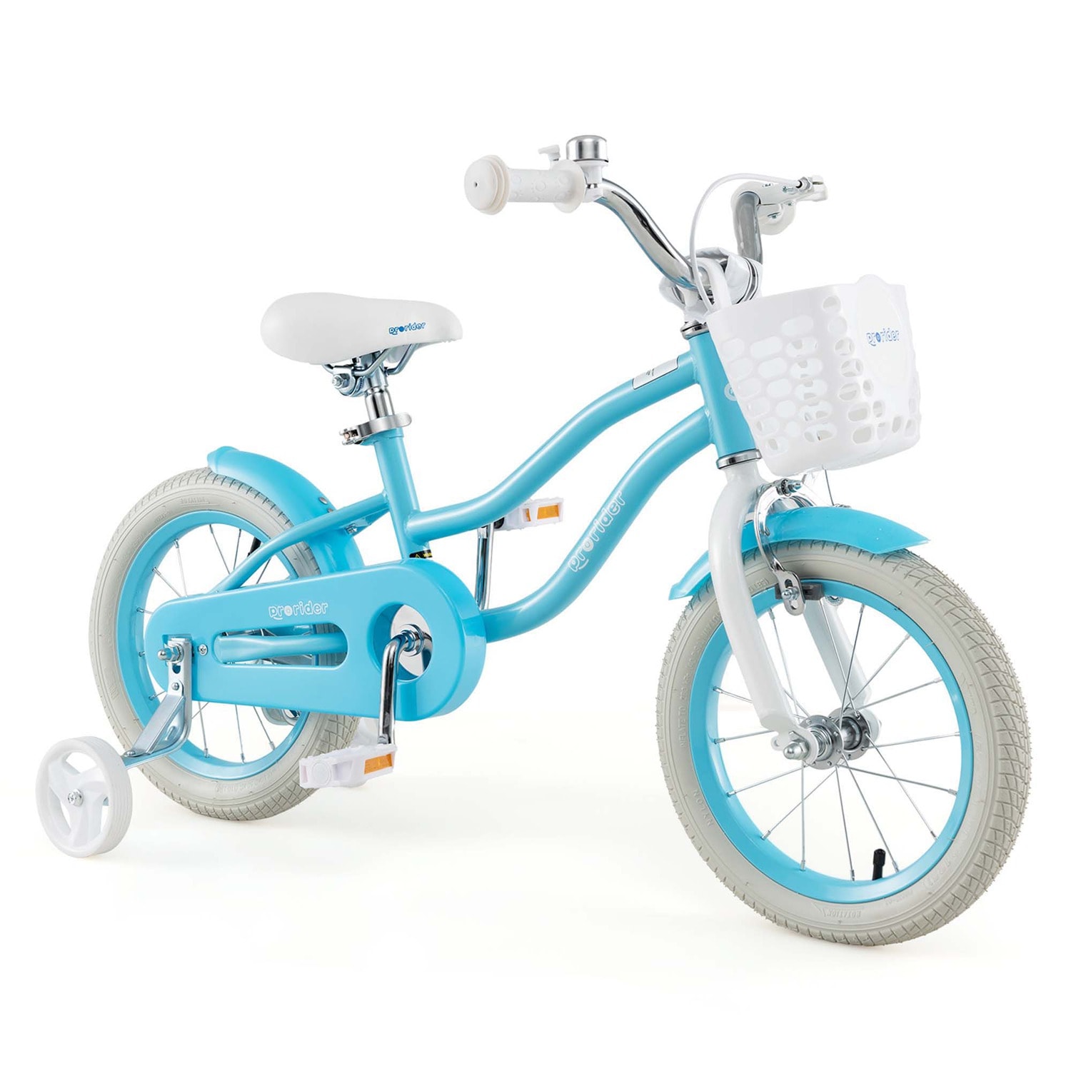 Costway  16 inches Kids Bike Toddler Adjustable Bicycle with Training Wheel for 4-7 Years Old Blue