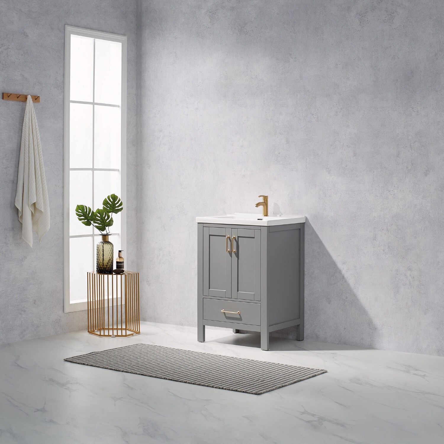 Vinnova 723024-GR-WH-NM Bath-Vanity-Combo - View #8