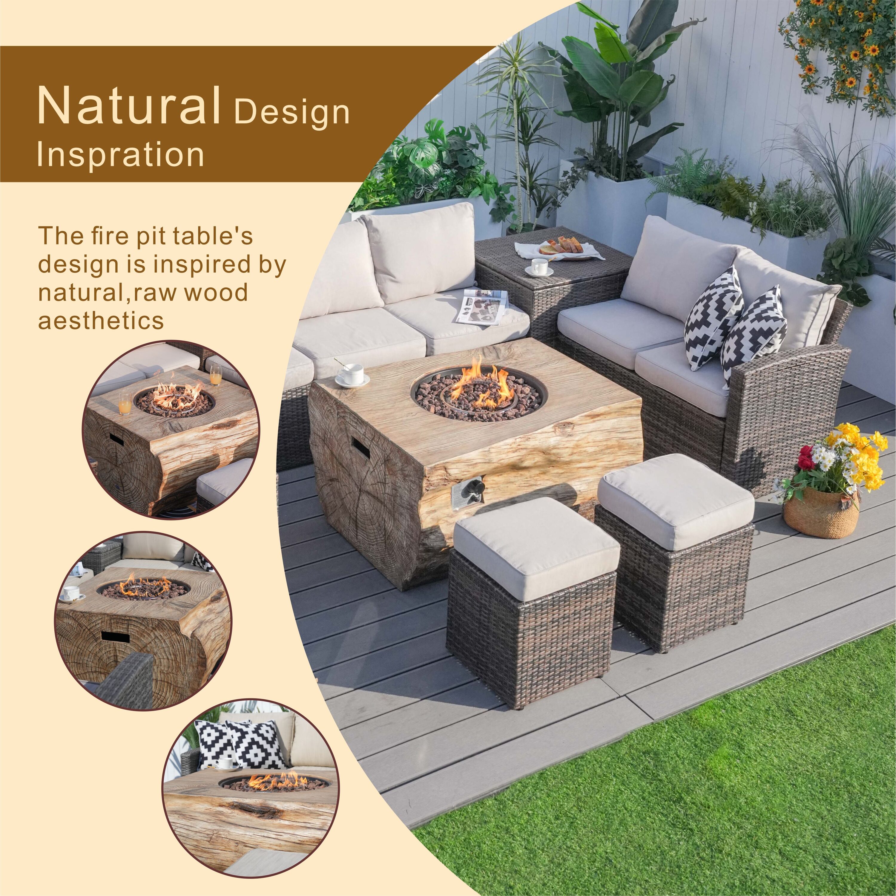 Moda Furnishings MAG-1403B-2170-B Patio-Conversation-Sets - View #10
