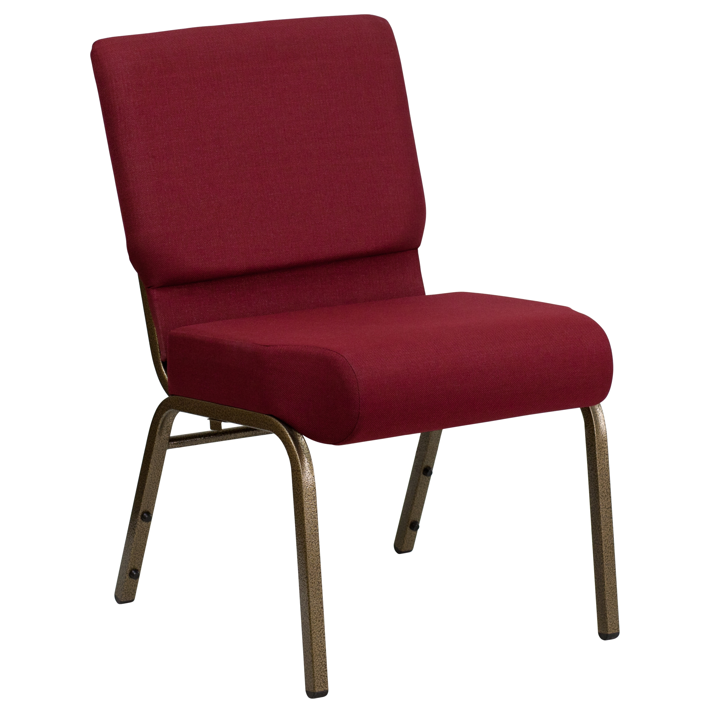 Flash Furniture 812581012507 Modern Burgundy Fabric/Gold Vein Frame Accent Chair