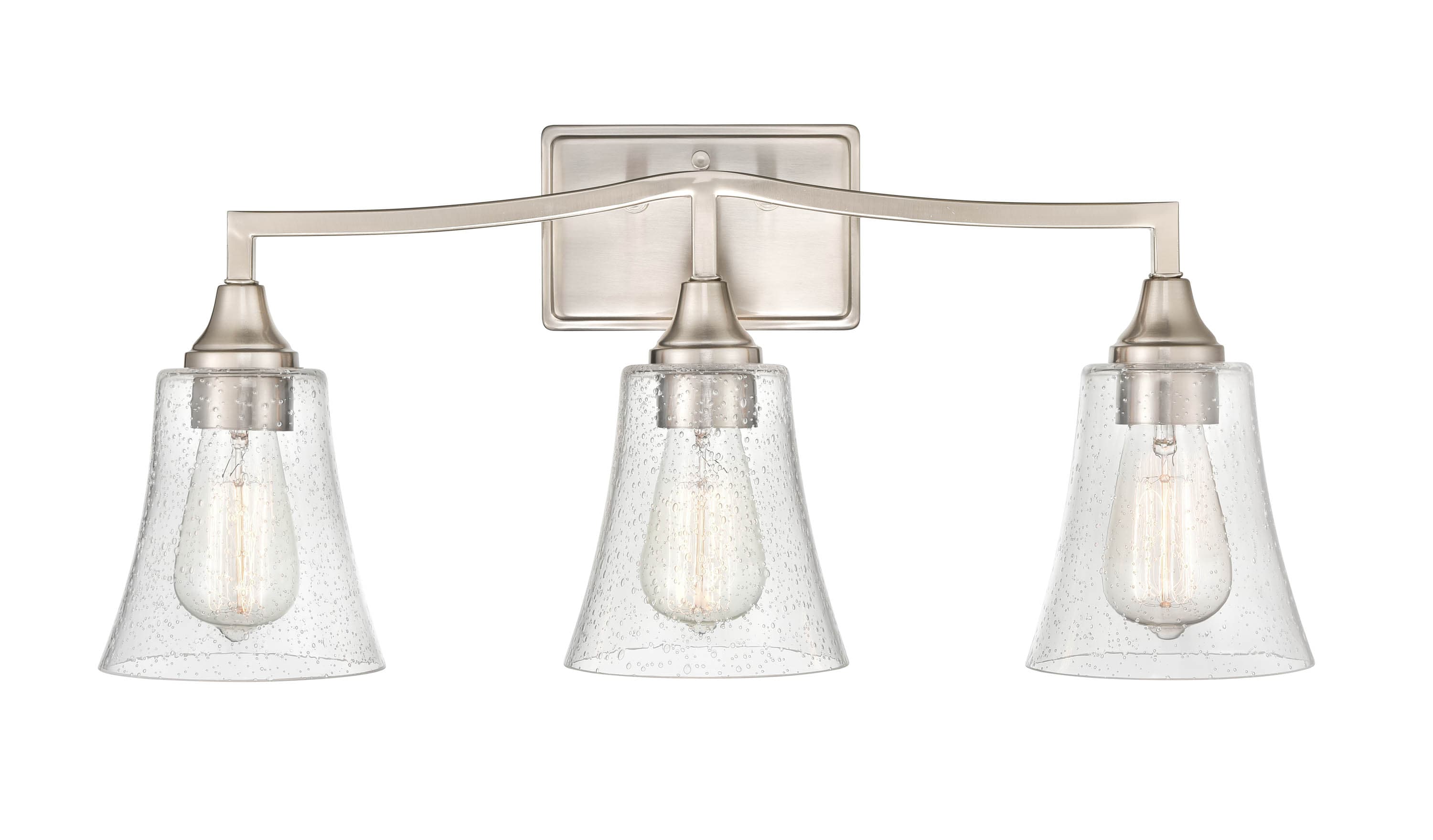 Millennium Lighting 2103-BN Caily 15.75-in 4 -Light Brushed Nickel Traditional Vanity light