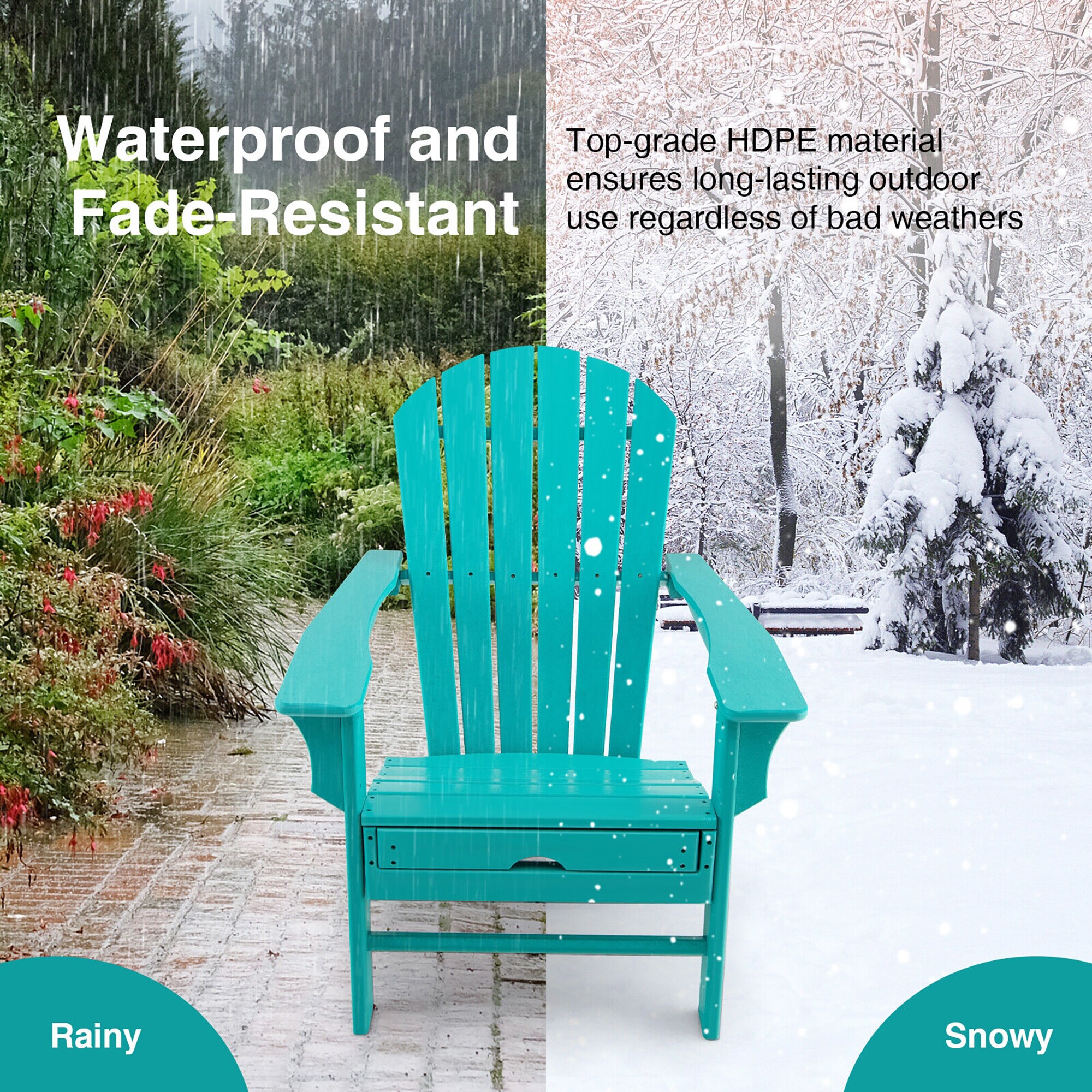 Forclover ALUE-04GR Patio-Chairs - View #5