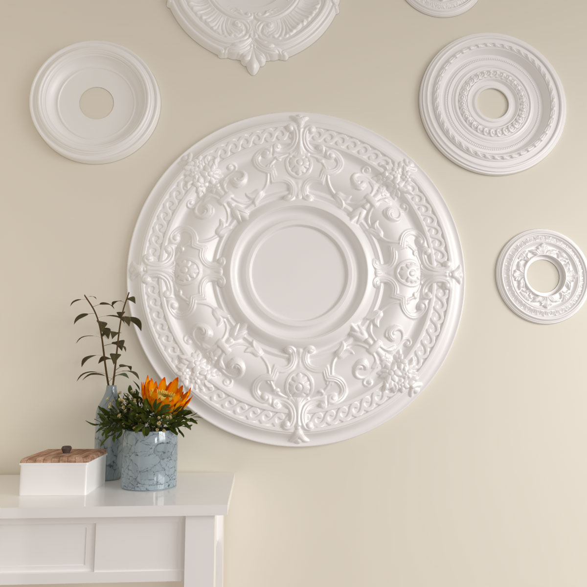 Ekena Millwork CM33DA Ceiling-Medallions - View #6