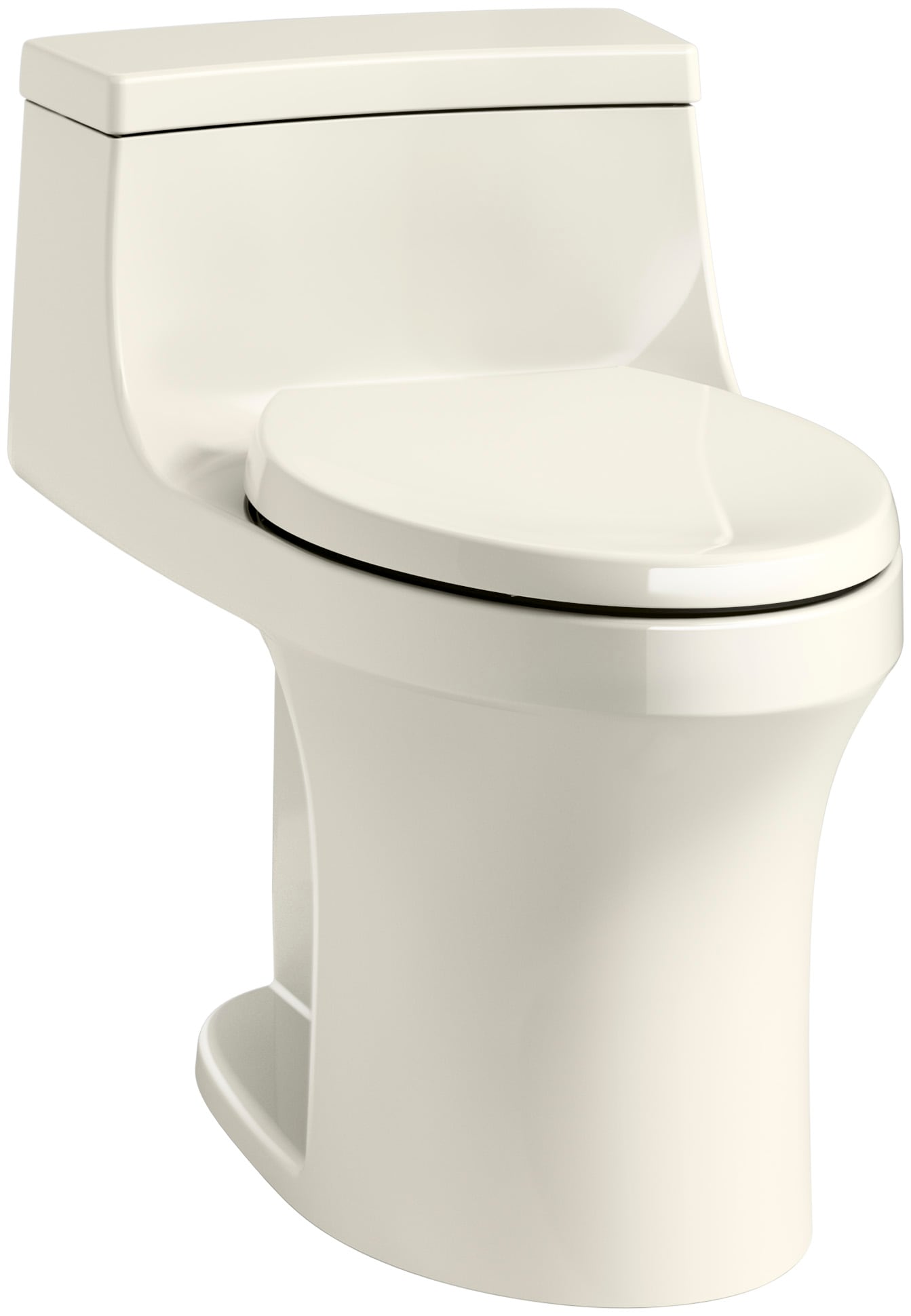 KOHLER 5172-RA-96 San Souci Biscuit Compact elongated Chair height 1-piece Toilet 12-in Rough-In WaterSense 1.28 GPF