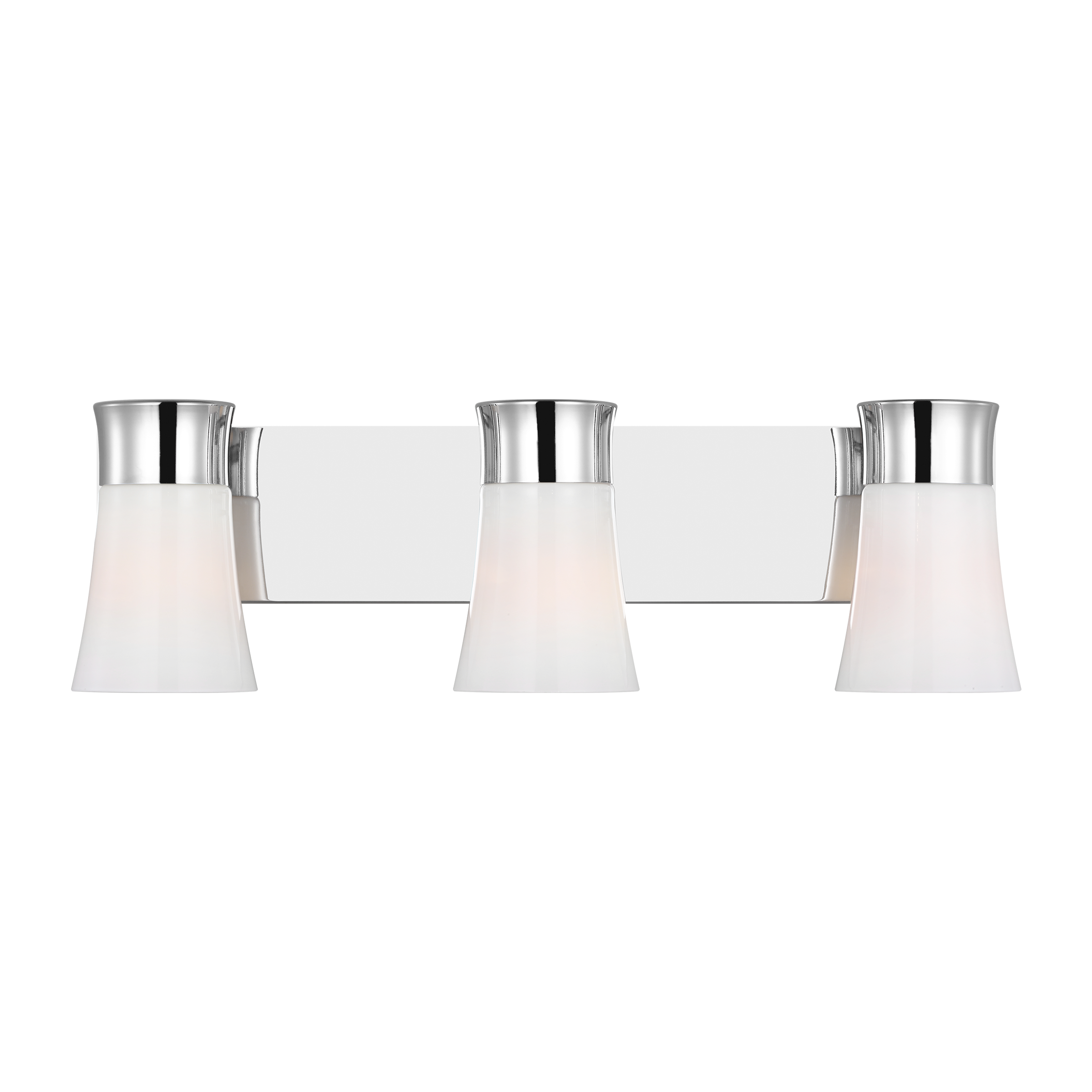 Scott Living DJV1083CH Roy 14.5-in 3 -Light Chrome Modern/contemporary Vanity light