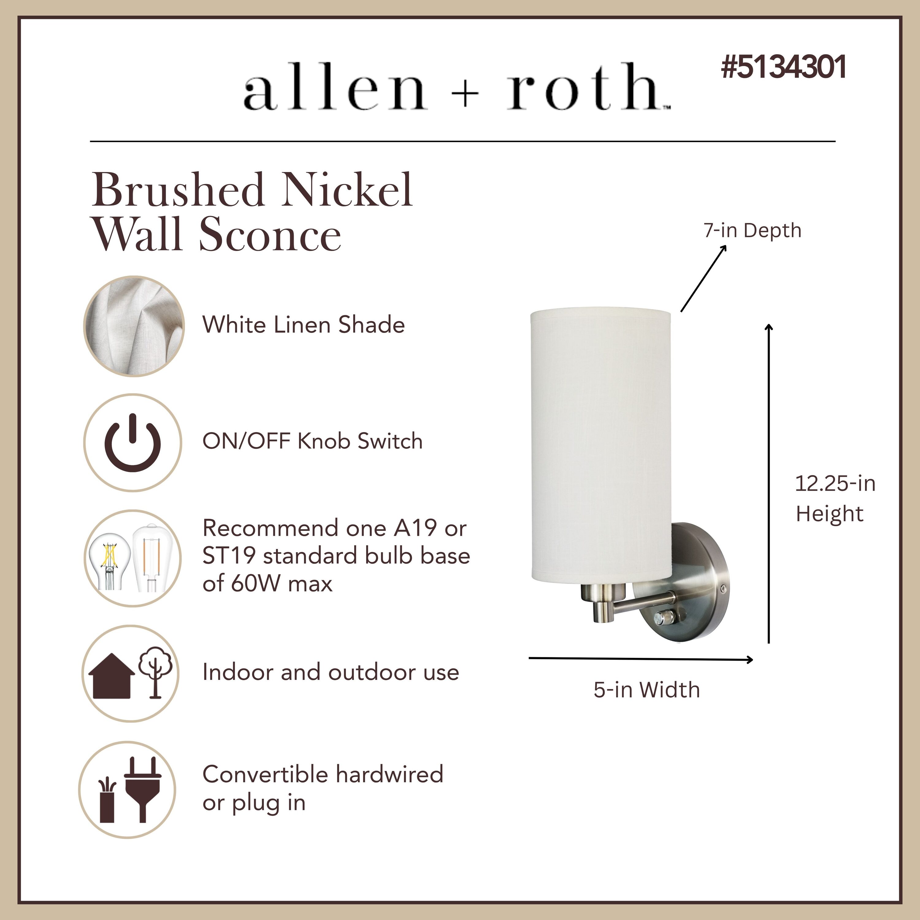 allen + roth WS64-1BNK b090000 - View #3