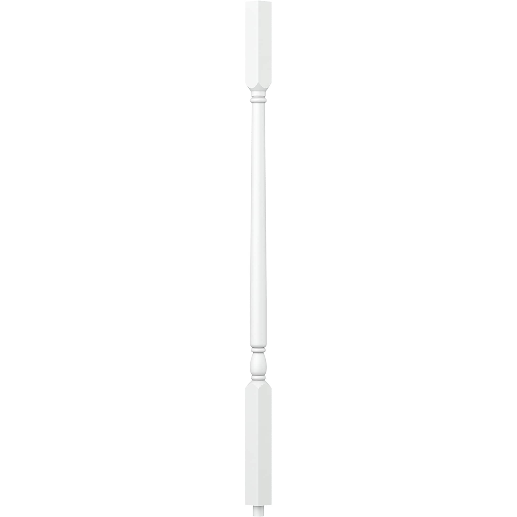 L.J. Smith Stair Systems S-5141-PRG 34 34-in x 1.25 Primed Square Top Stair Baluster