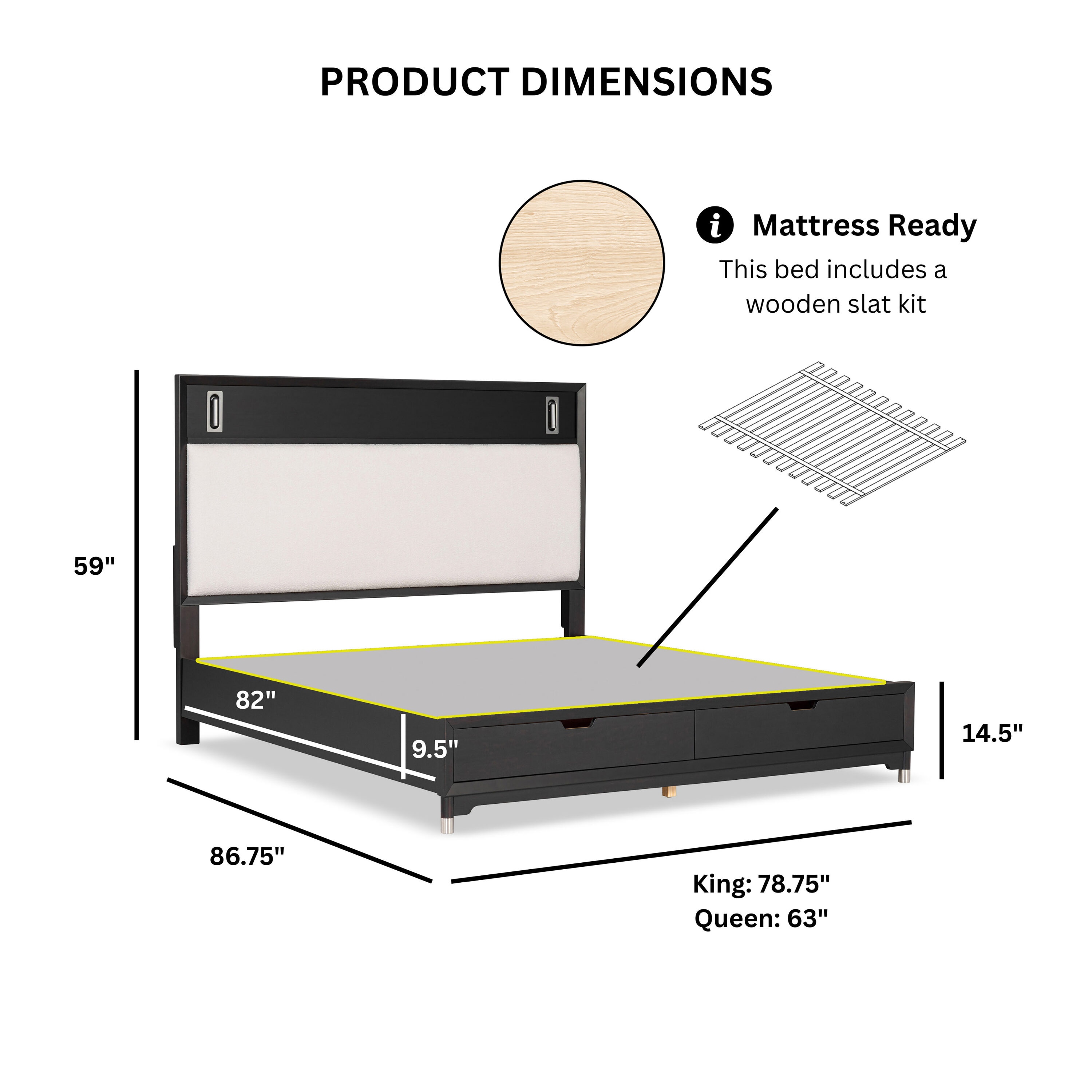 Furniture of America 74002BKQ-ST-4PC Bedroom-Sets - View #3