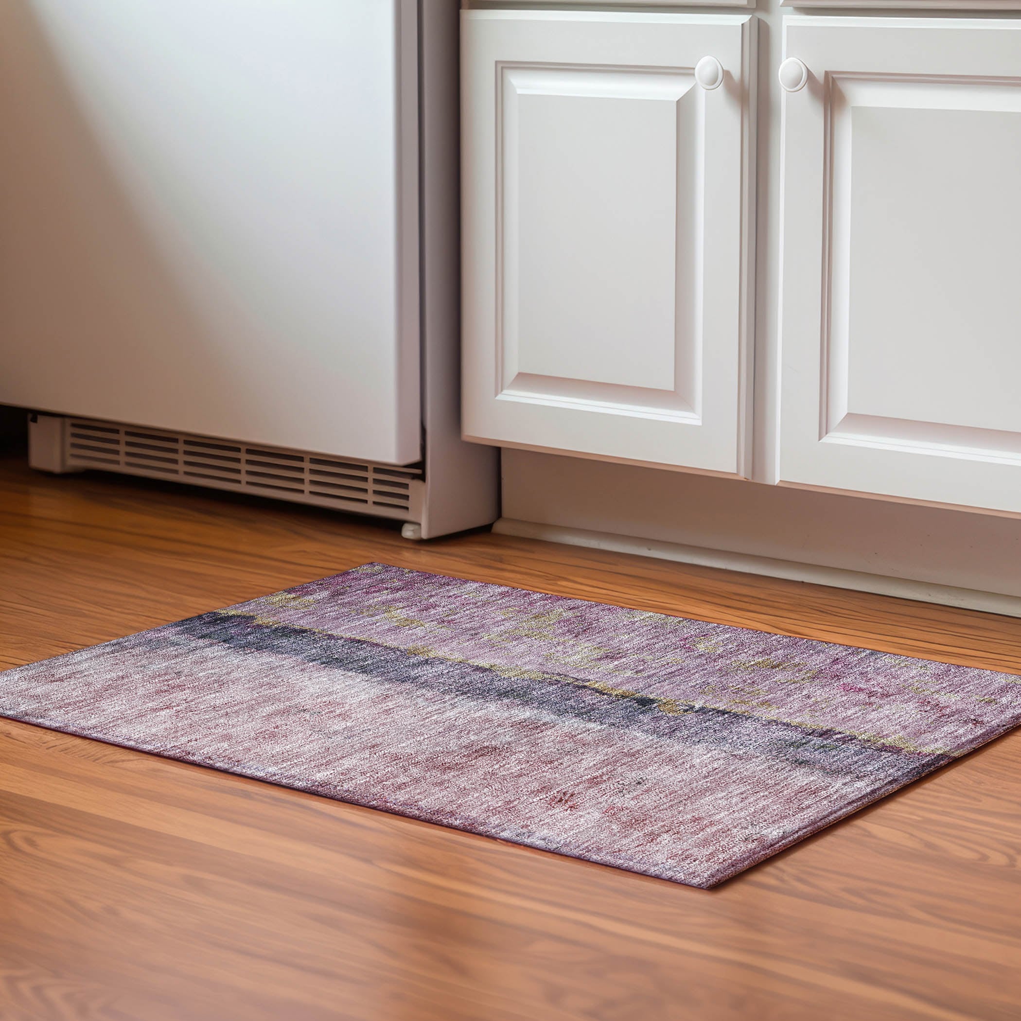 Addison Rugs AMF605BL20X30 Mayfield AMF605BL 2 x 3 (ft) Loomed Polyester Blush Rectangular Indoor Geometric Machine washable Area rug