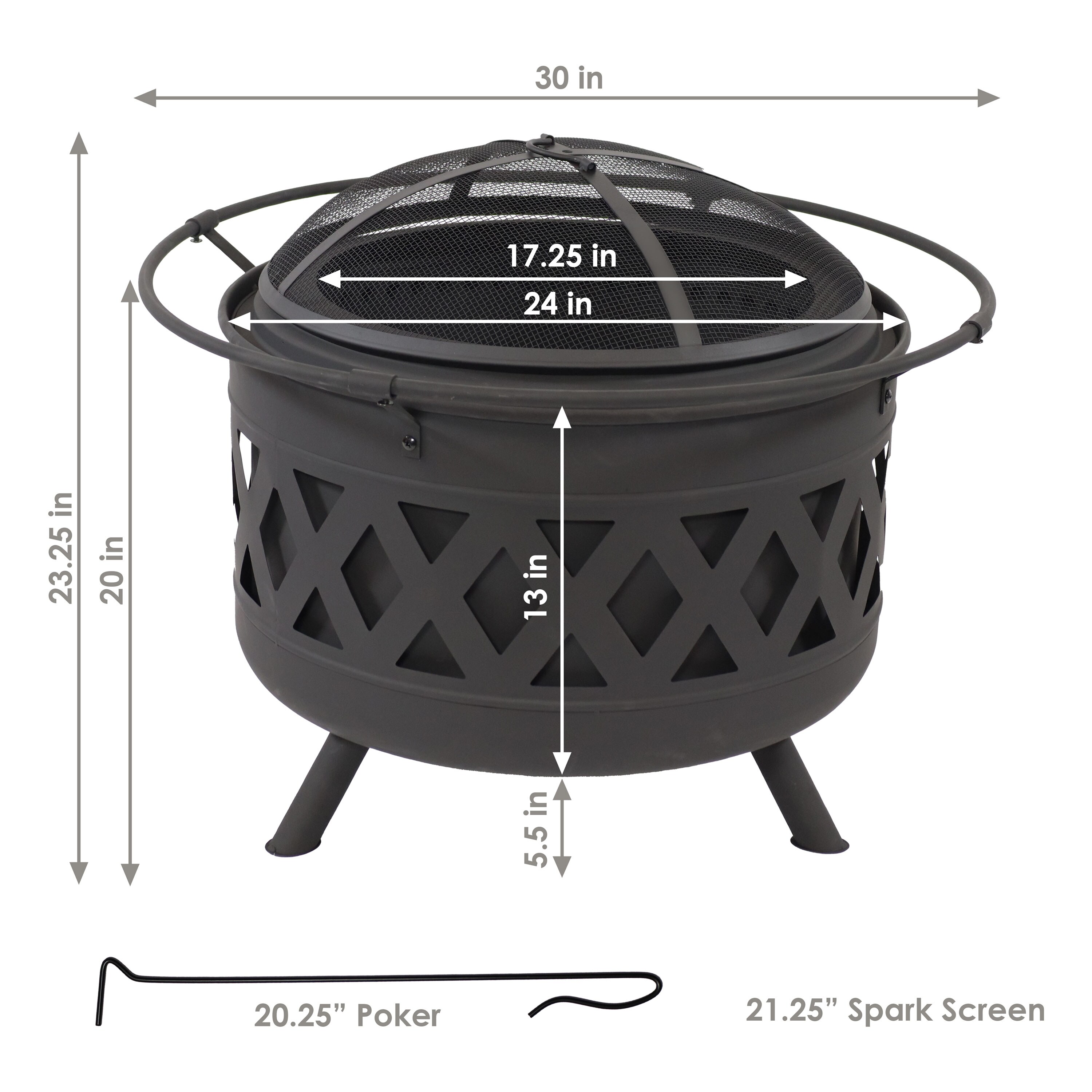 Sunnydaze Decor NB-977-991 Outdoor-Woodburning-Firepits - View #3