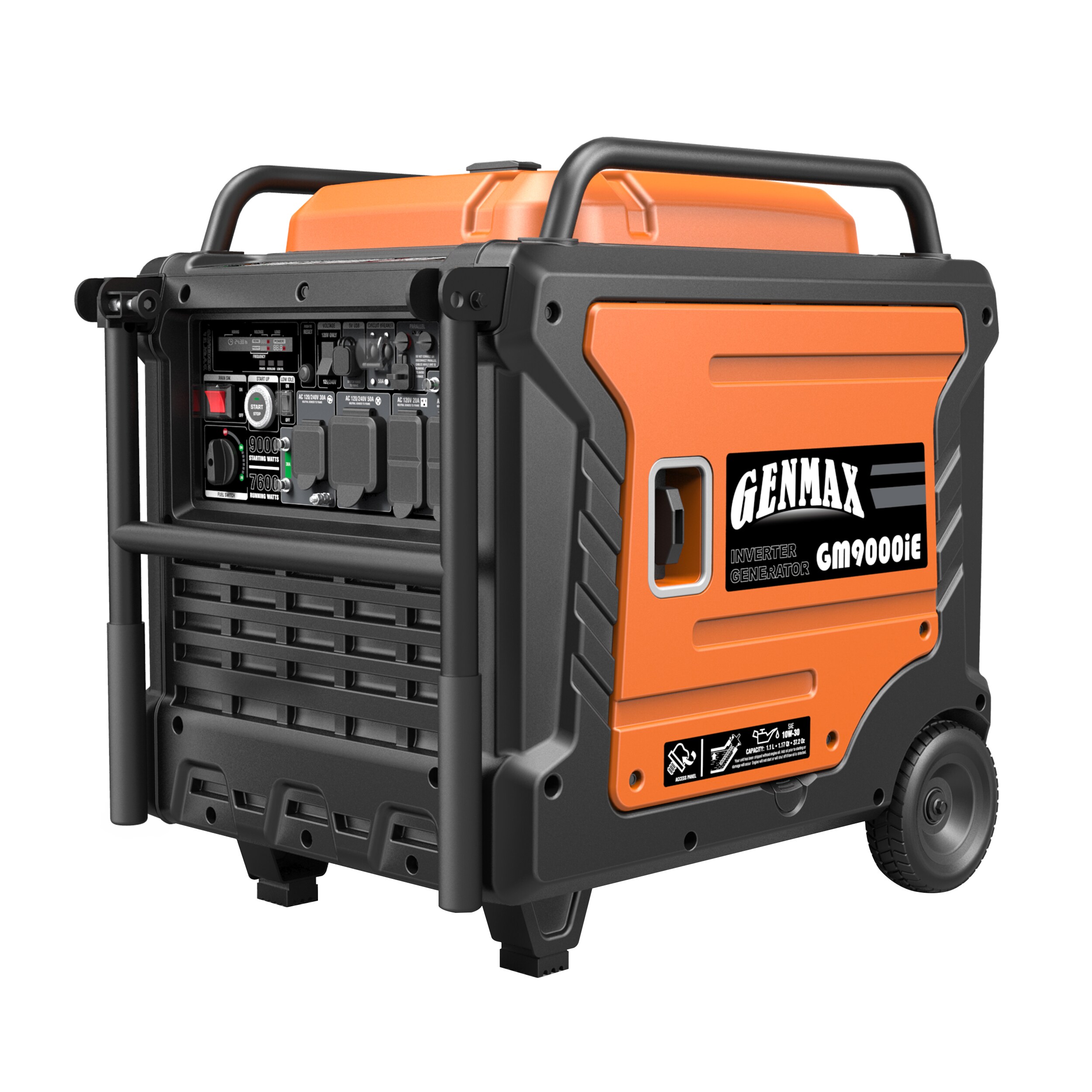 GENMAX GM9000IE Inverter-Generators - View #2