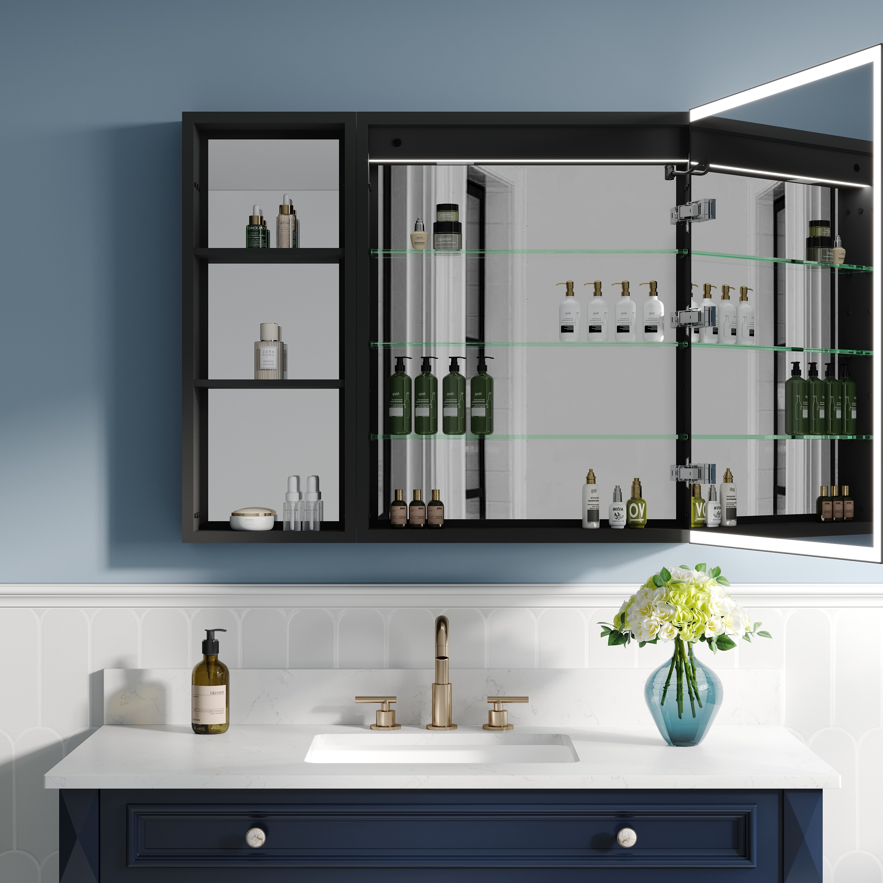 CALVON RC12-2430R-MC Bathroom-Medicine-Cabinets - View #3