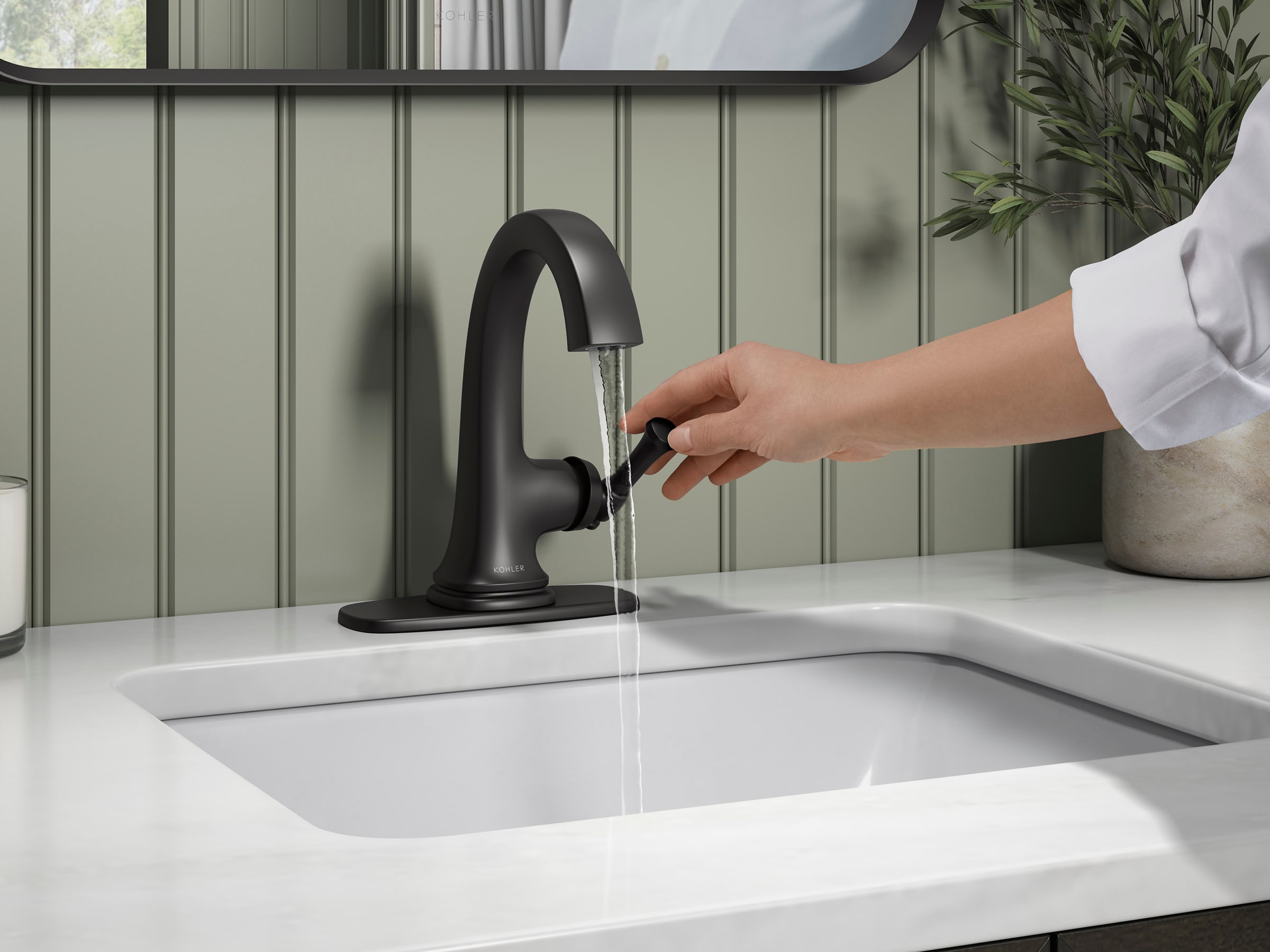 KOHLER REC27817-4D-BL Lavatory-Faucets - View #3