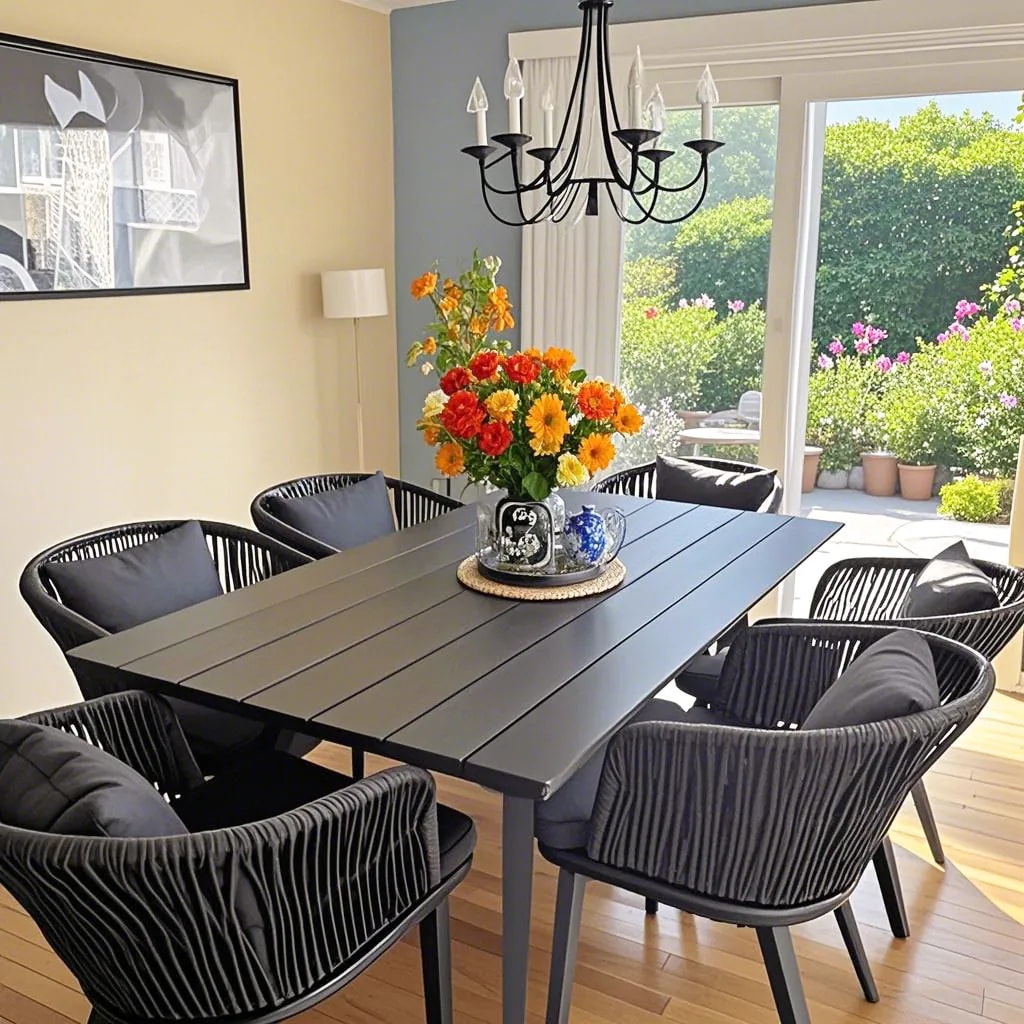 PURPLE LEAF LS04-DSH07-AW-160 Patio-Dining-Sets - View #4