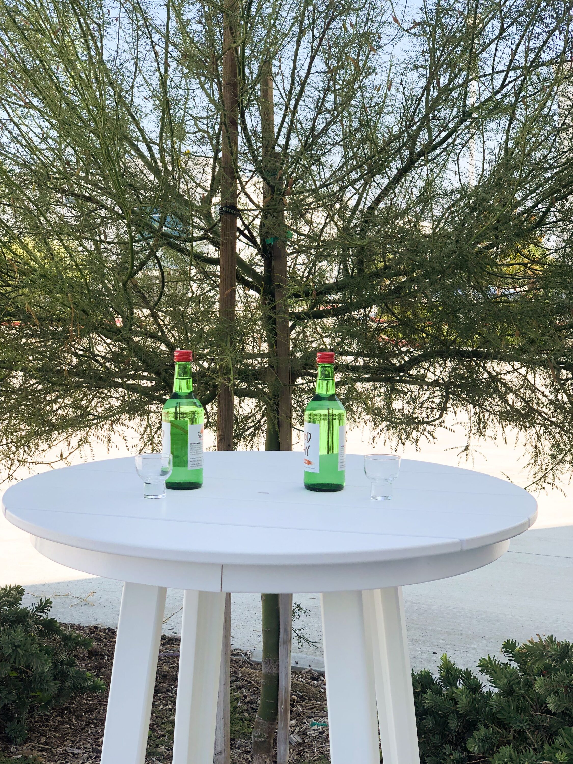 LuXeo 1660-WHT2-RDT Patio-Dining-Sets - View #3