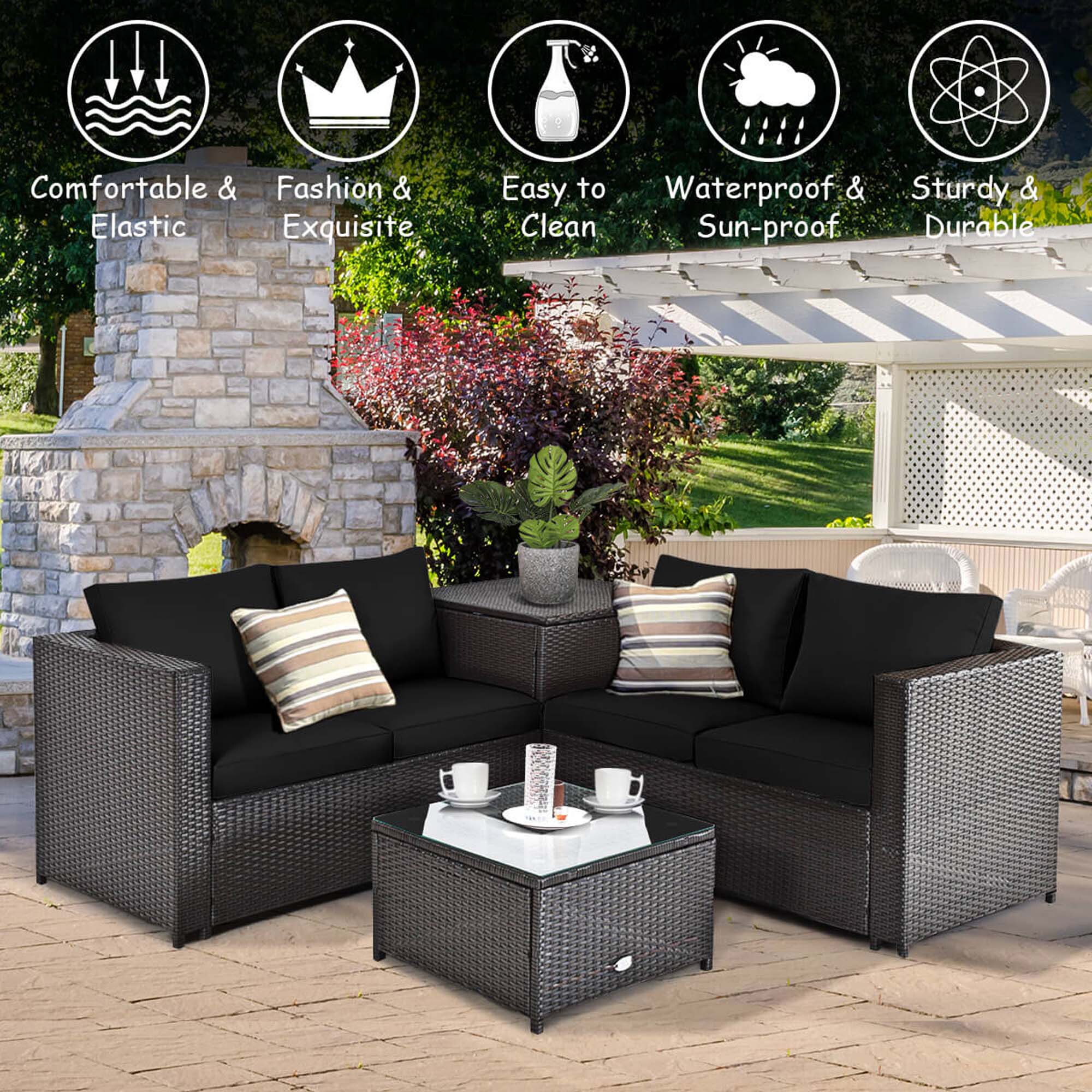 Costway HCST05322 Patio-Conversation-Sets - View #6