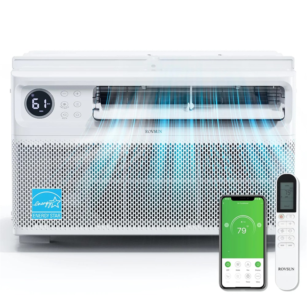 Rovsun LO1G46000630 Large Room Window Air Conditioner , Remote Included ( 115-Volt , 12000-BTU )