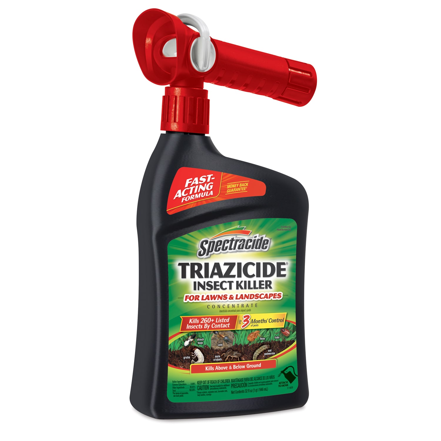 Spectracide Insect Killer, for Lawns & Landscapes, Concentrate - 32 fl oz