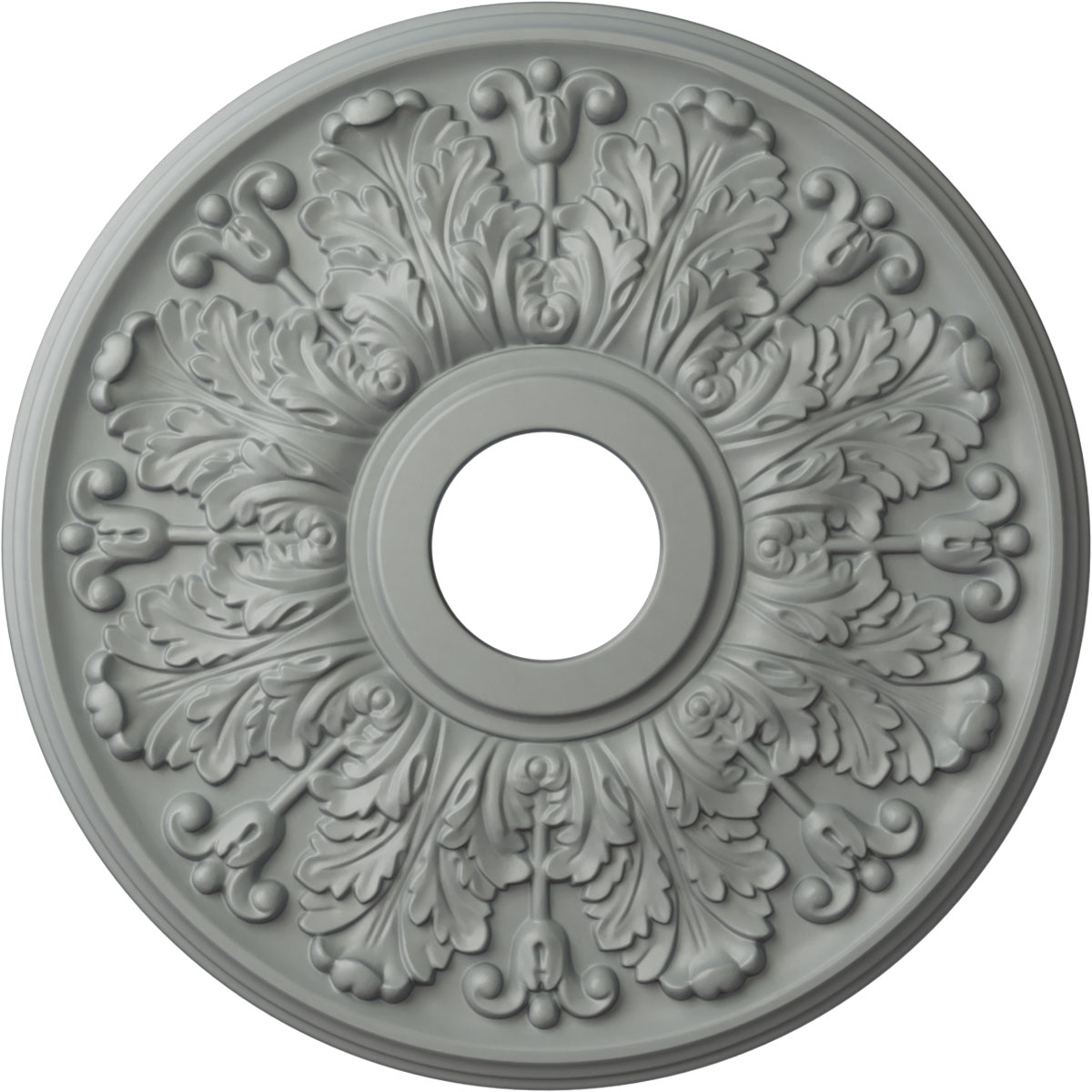 Ekena Millwork CM16AP Apollo 16.5-in W x 16.5-in L Architectural Polyurethane Whole Ceiling Medallion