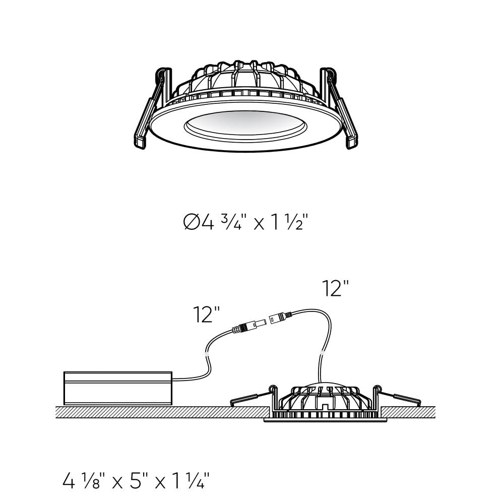 DALS Lighting IND4-DW-WH Led-Retrofit-Downlight - View #3