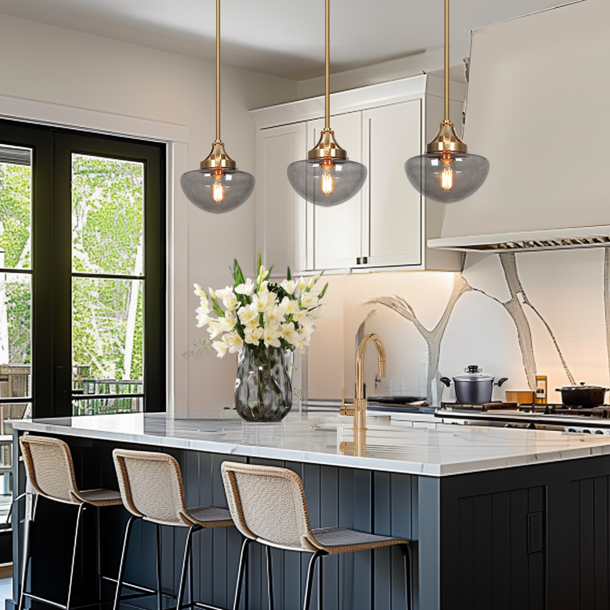 ZEVNI L3BRNR2YW890PSD8 Pendant-Lights - View #4