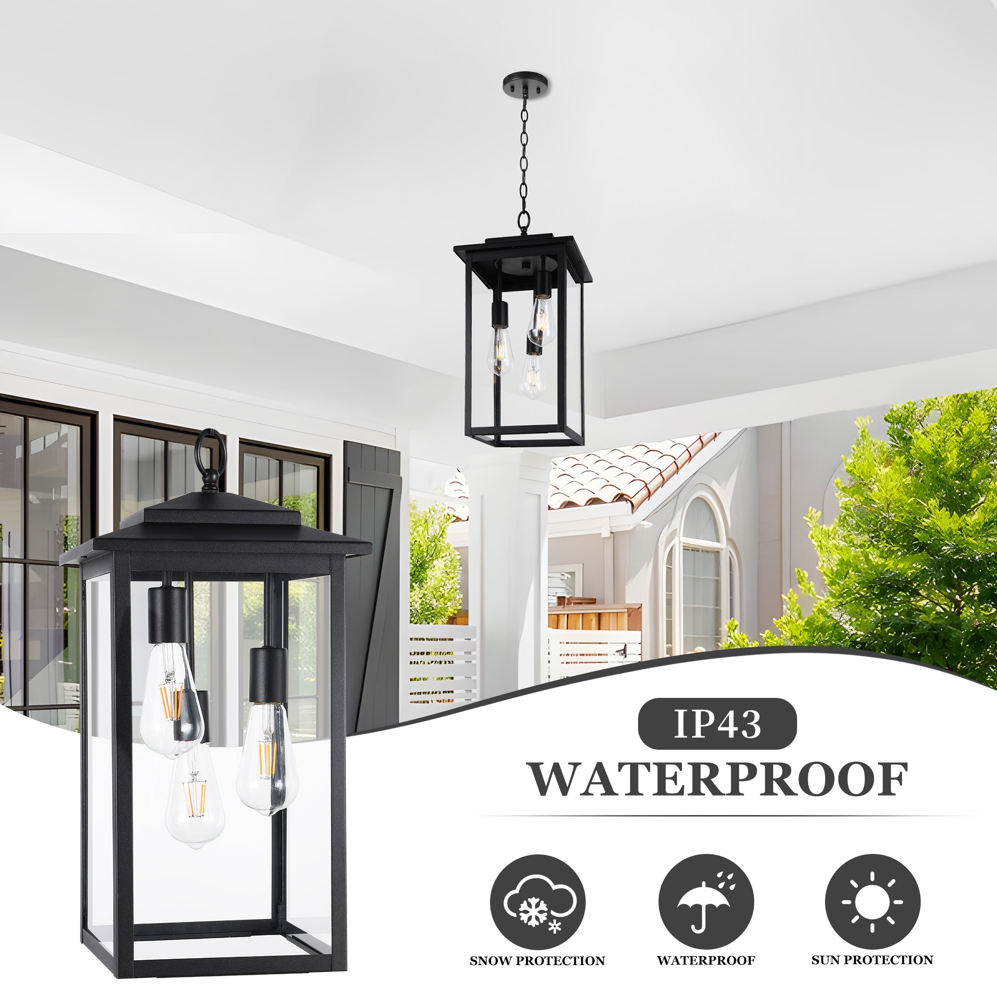 LamQee 06FTL0282ABK Pendant-Lights - View #3