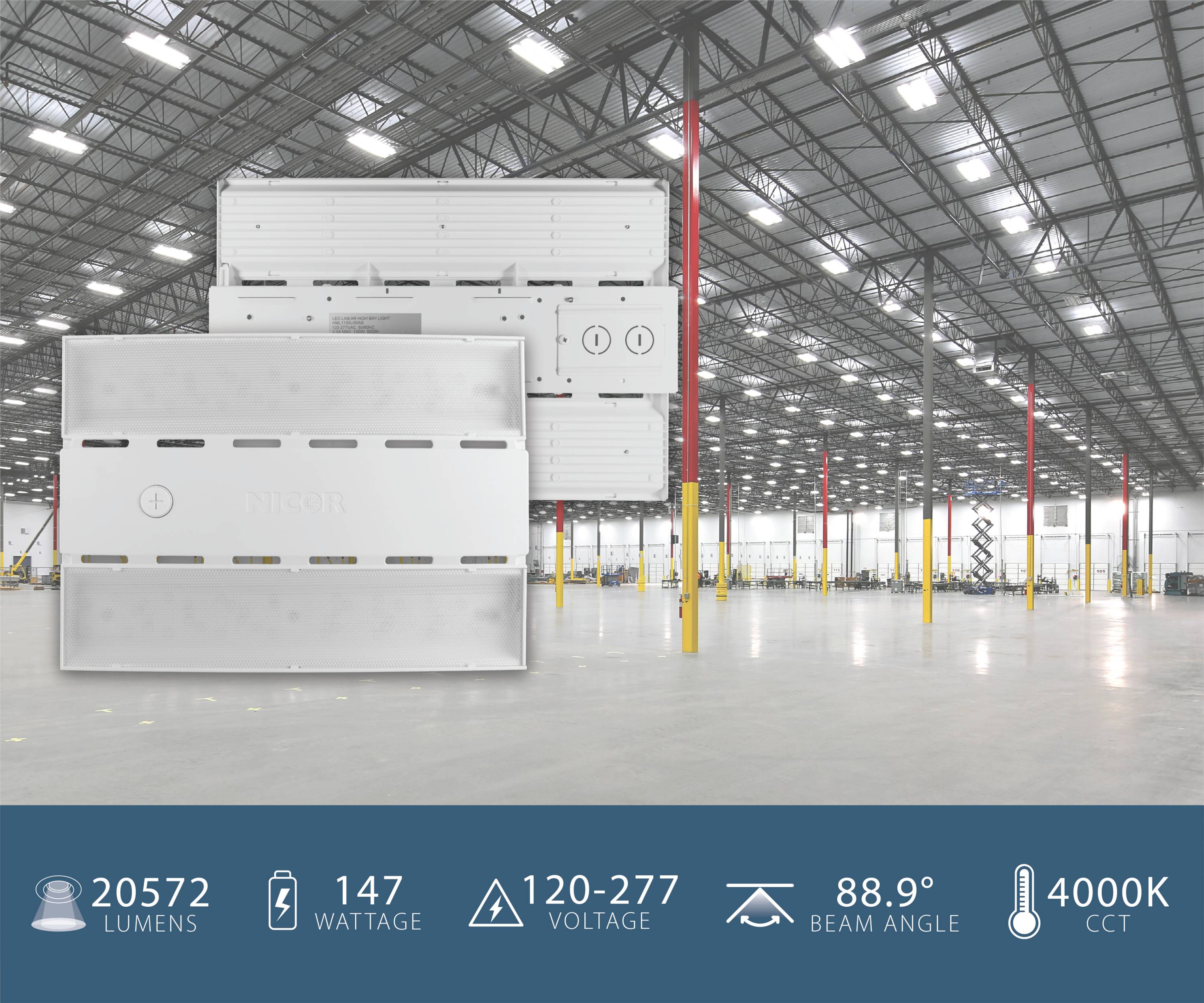 Nicor Lighting HML1150U40AS High-Bay-Lights - View #2