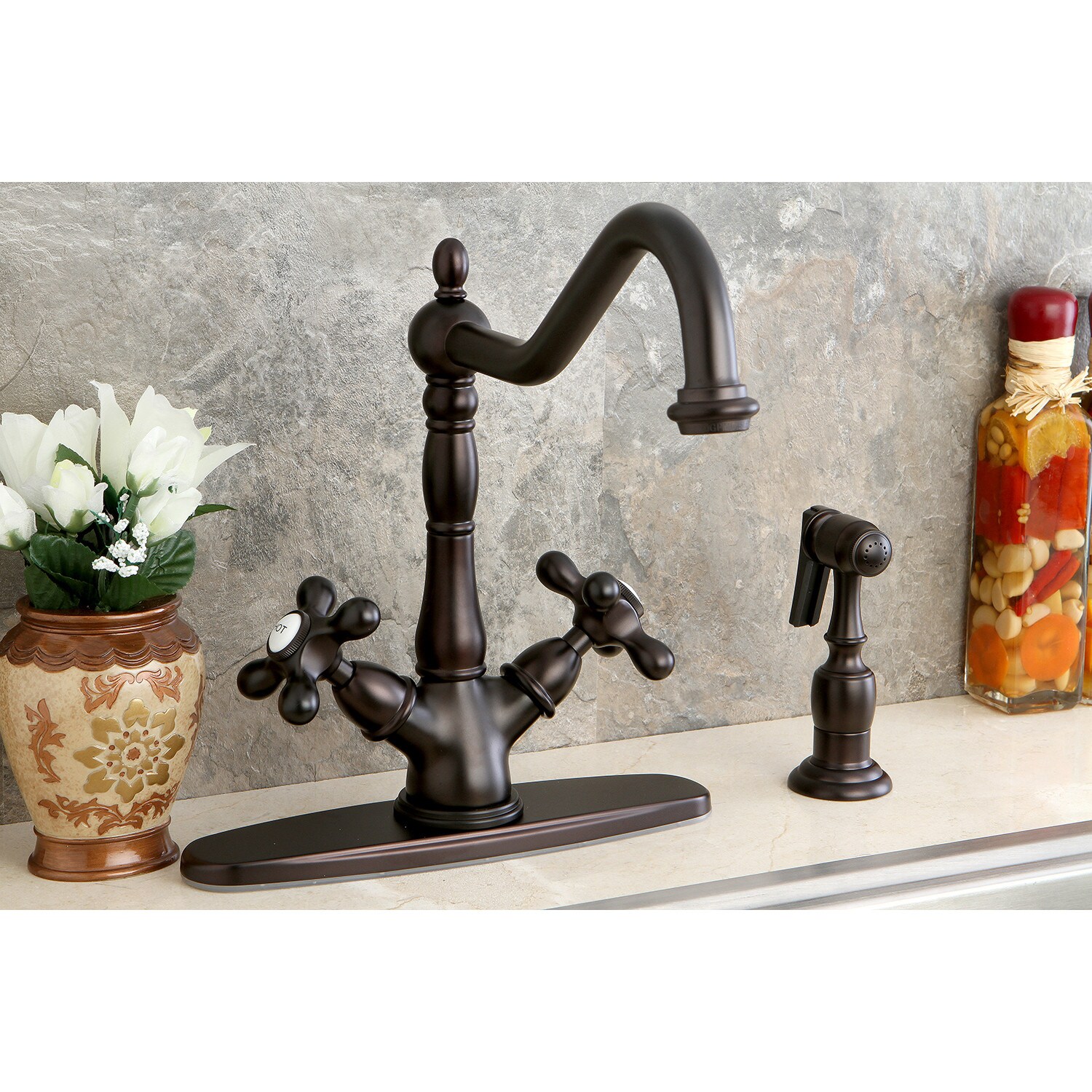 Kingston Brass WLKS1235AXBS Kitchen-Faucets - View #4
