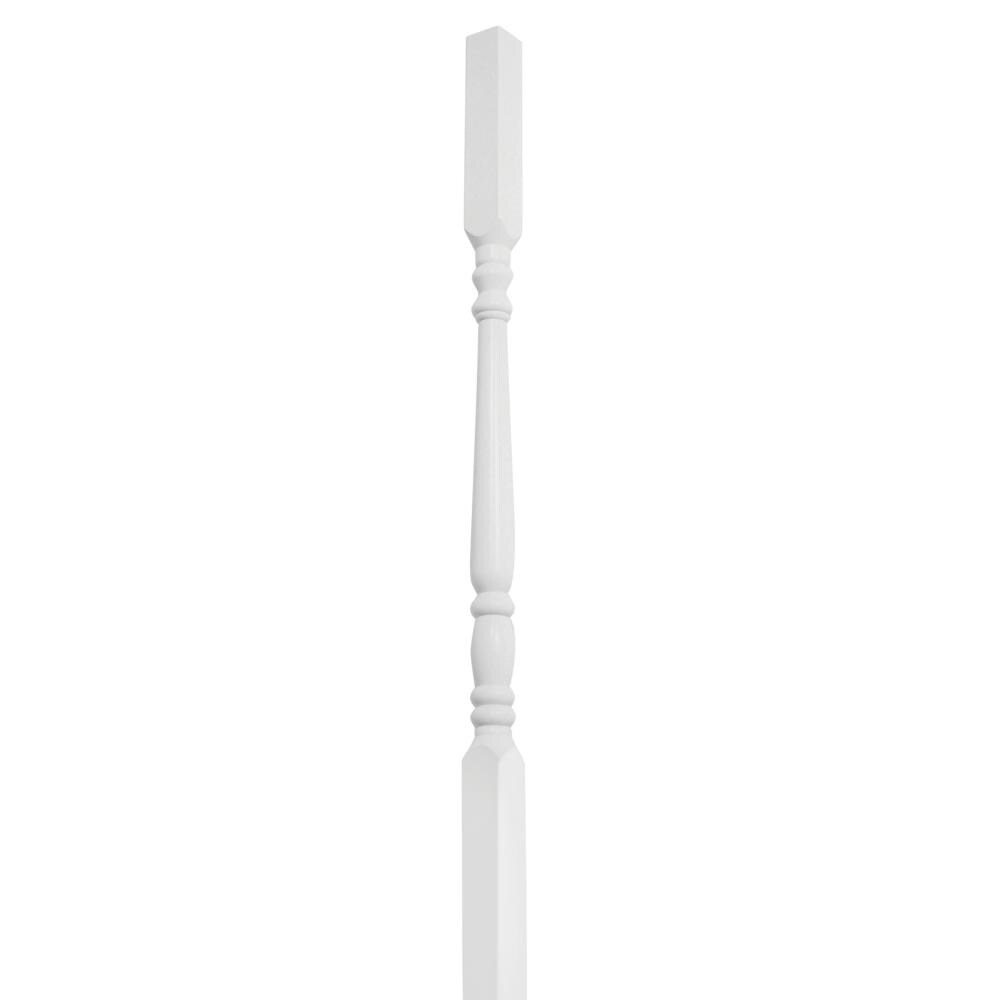 Trex 034590 2-in x 36-in Transcend Classic White Composite Deck Spindle (16-Pack)