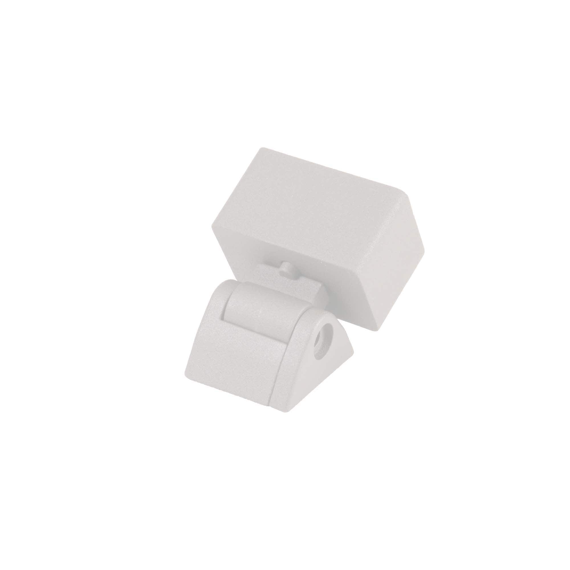Deckorators 2-in x 2.5-in Cable Railing Textured white Aluminum Stair connector 2 -Pack #399815
