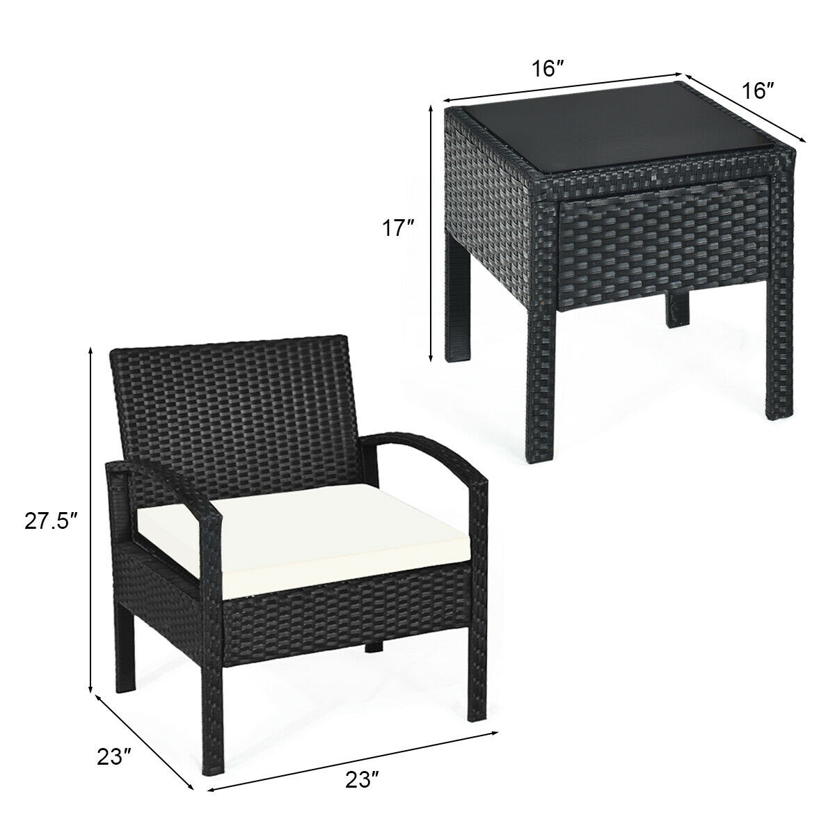 Forclover HBV-1218 Patio-Conversation-Sets - View #6