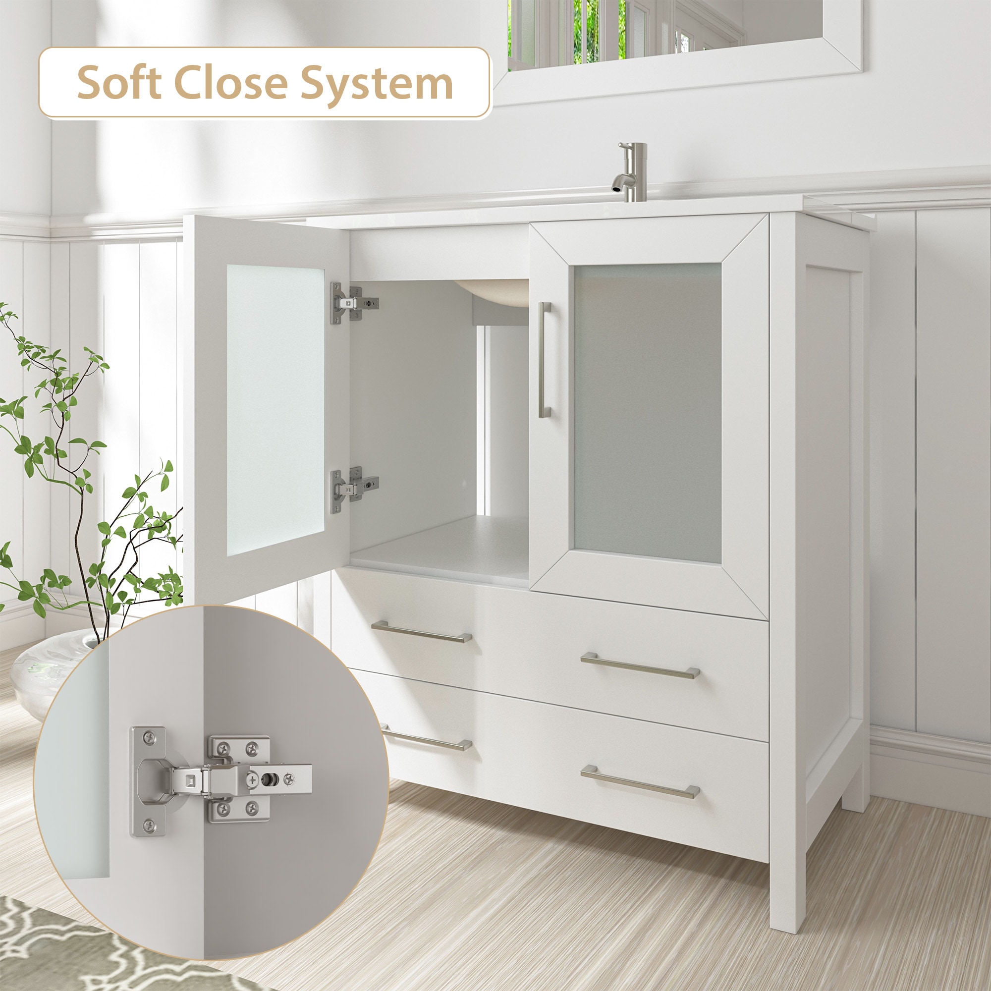 Vanity Art VA3030-96W Bath-Vanity-Combo - View #8