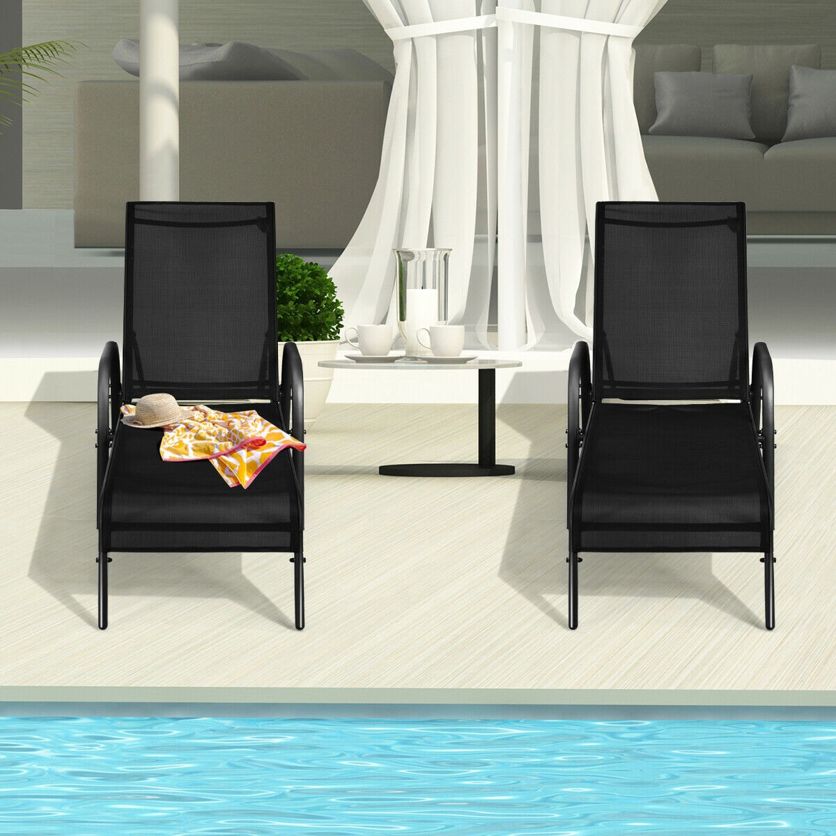 WELLFOR BASINGG62 Patio-Chairs - View #7