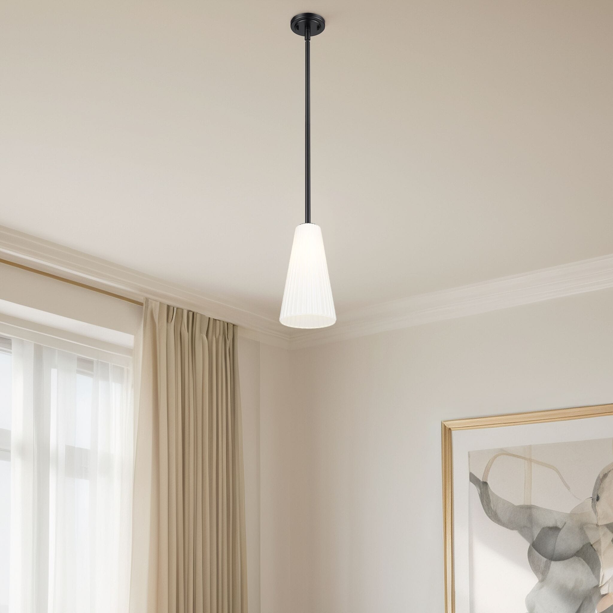 Z-Lite 3043P7-ROD-MB Pendant-Lights - View #2