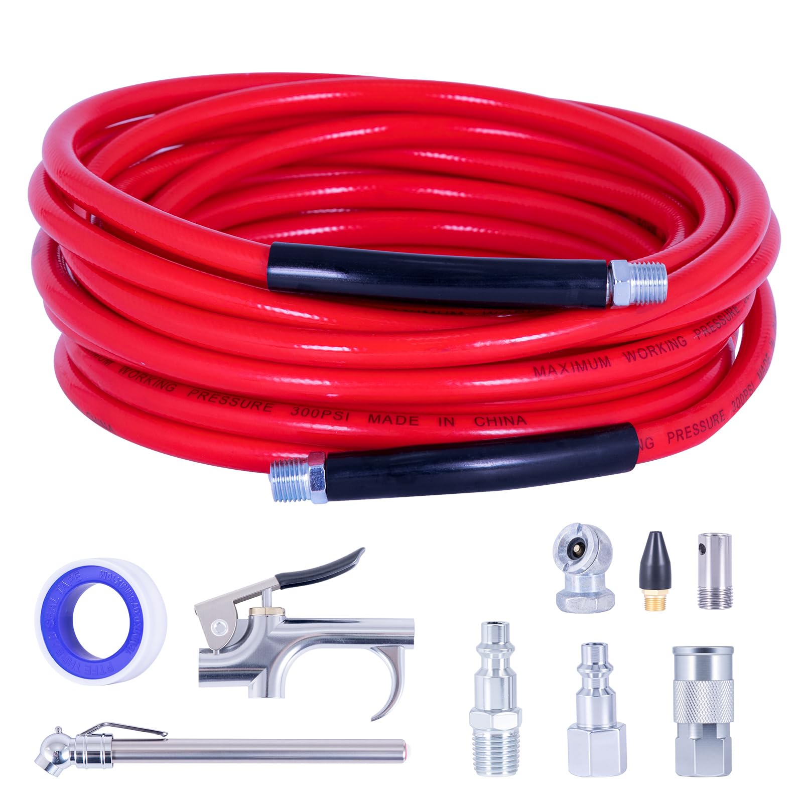 SenQWFa Air Compressor Accessories Kit 10 Pieces Includes 1-1/4 Inch by ...