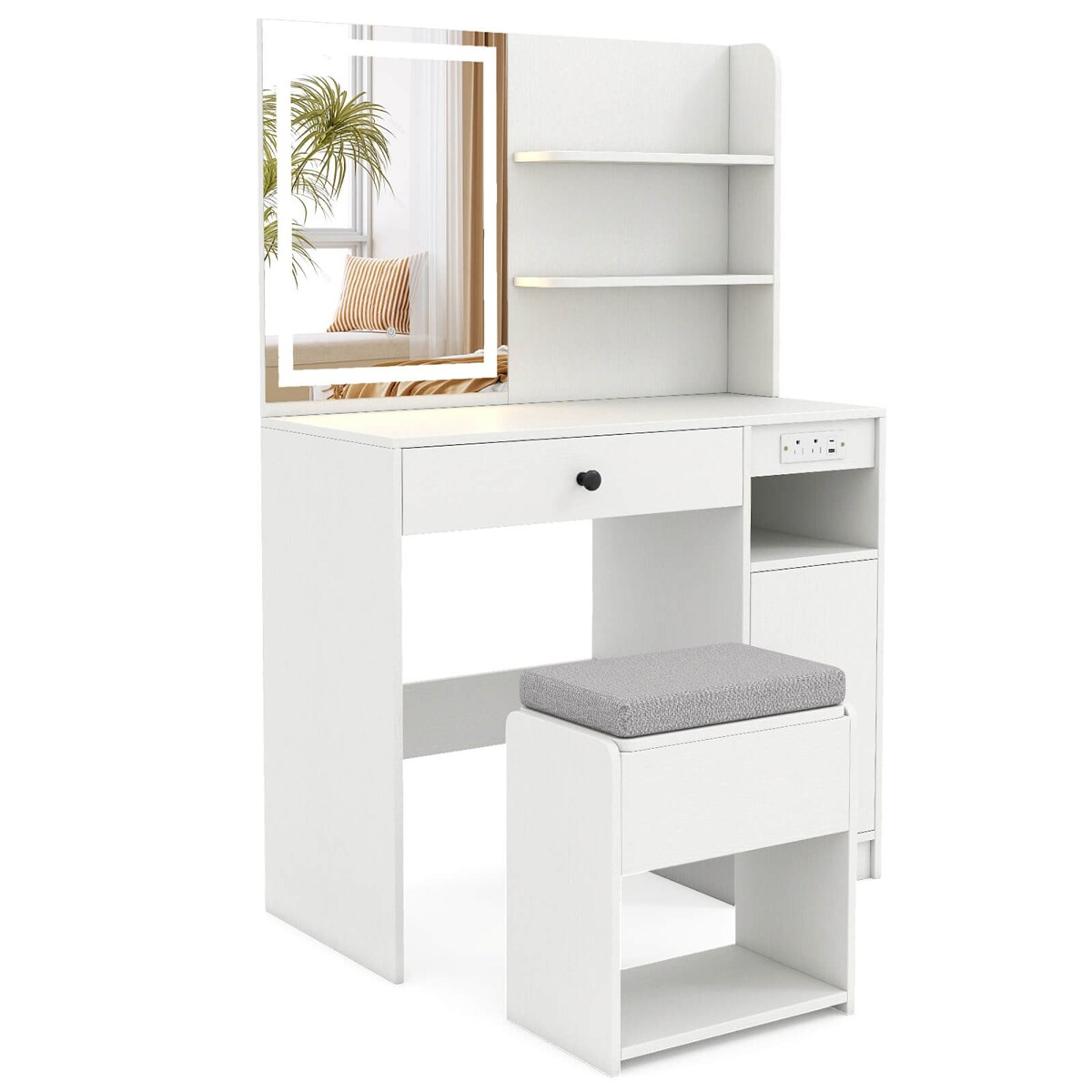 Costway HCST07951 Bedroom-Vanities - View #10