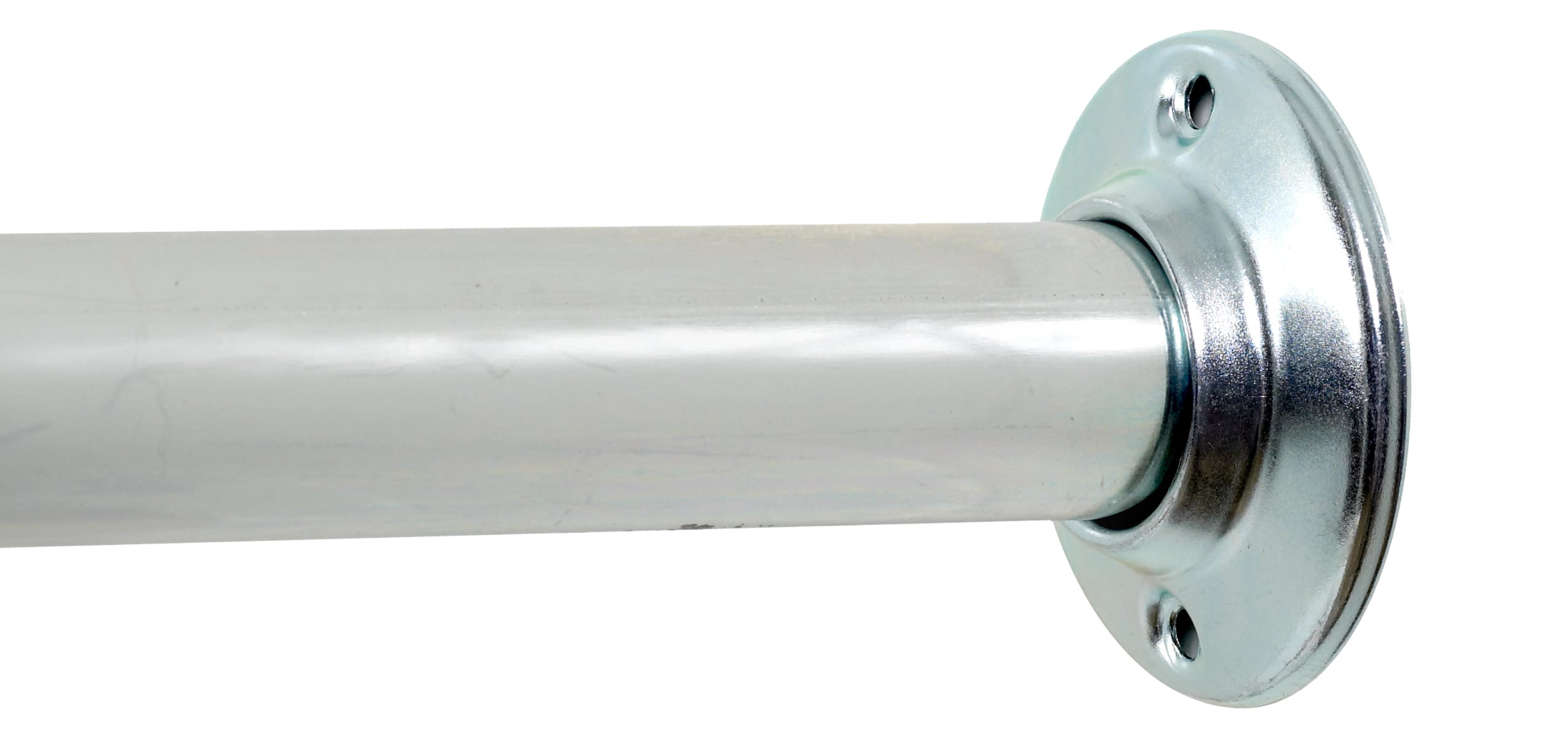 Project Source 641SMV 60-in to Chrome Fixed Single Straight Shower Curtain Rod