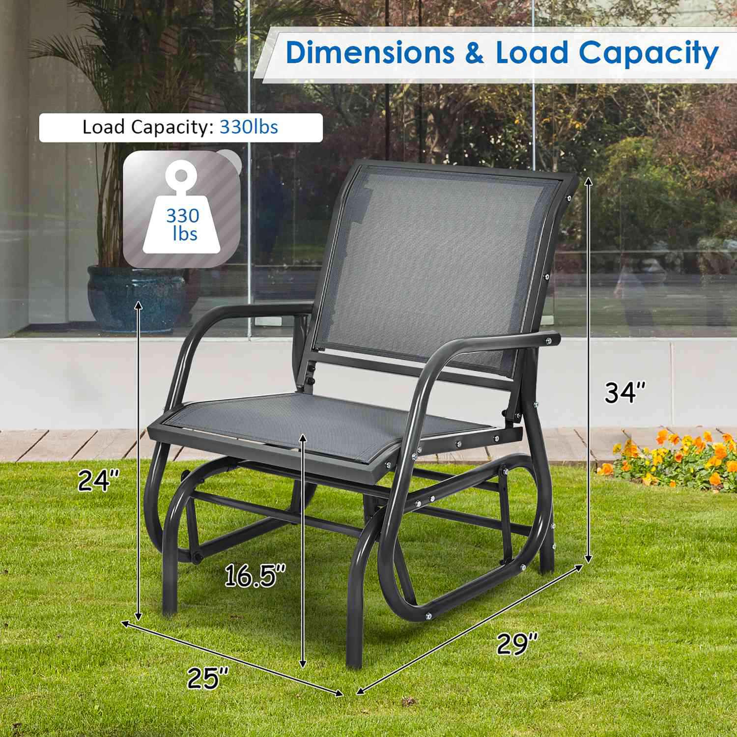Costway CSHY001086 Patio-Chairs - View #3