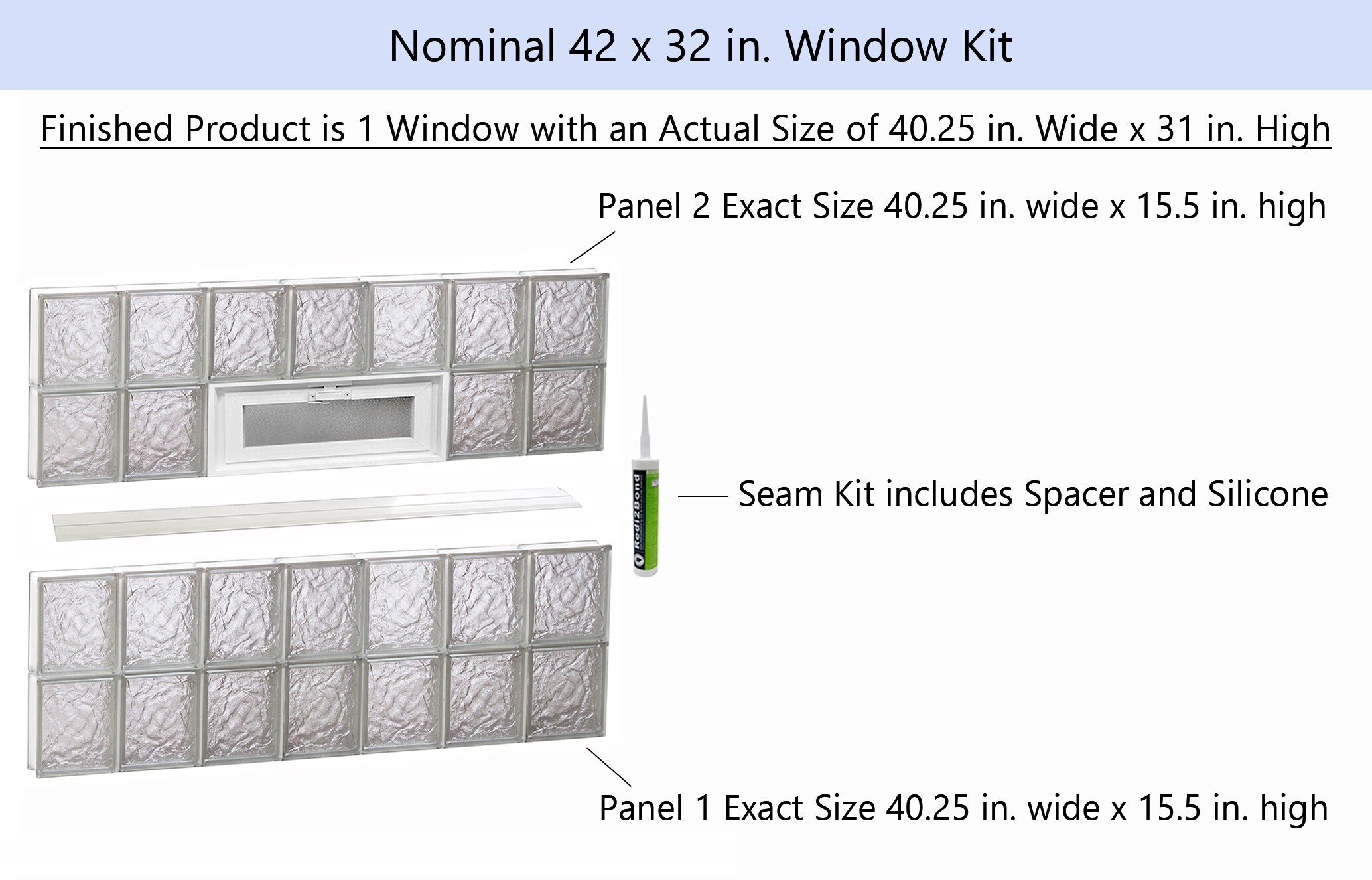 REDI2SET V4232IS Glass-Block-Windows - View #2