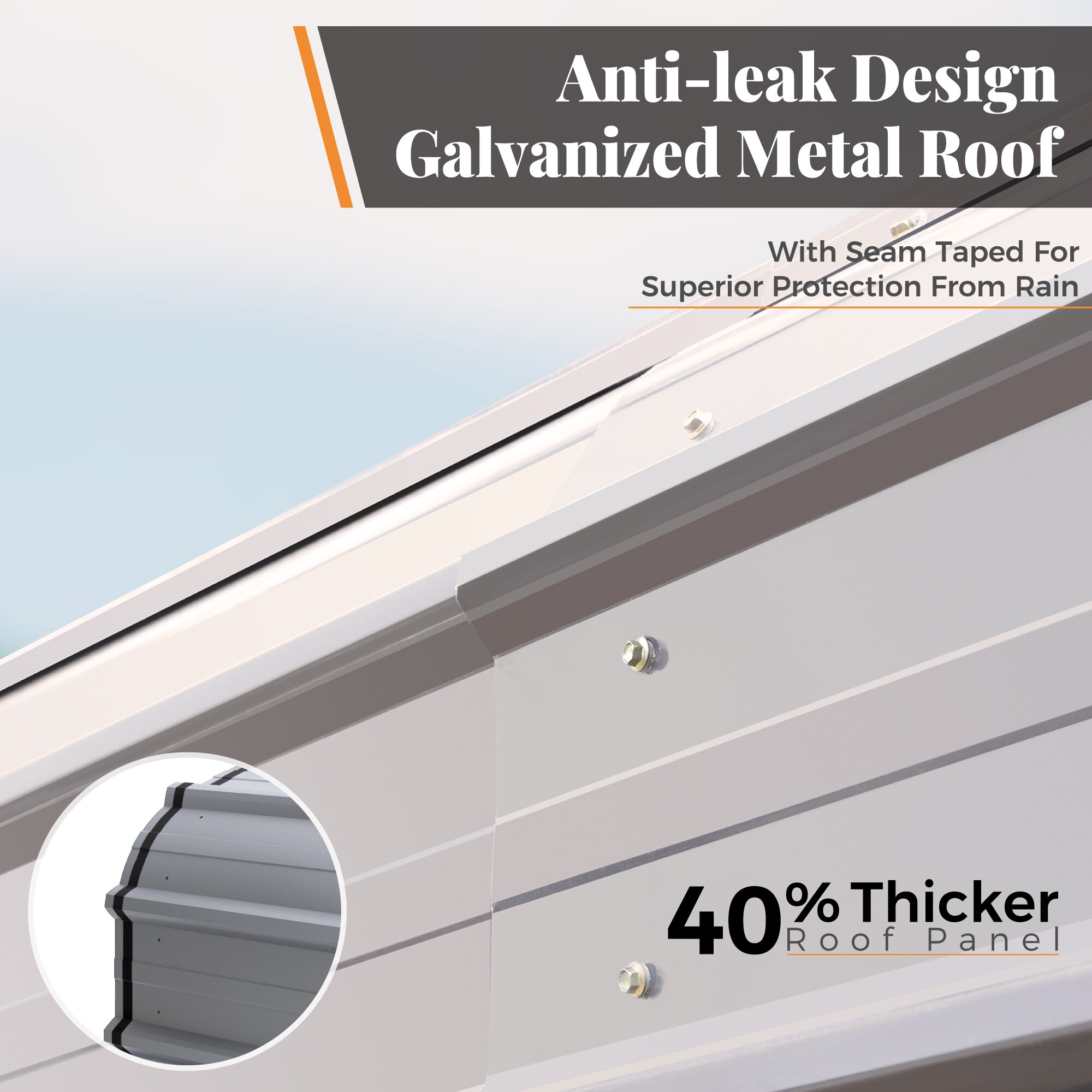 Sunshine Valley GA229-2030 Carport-Covers - View #6