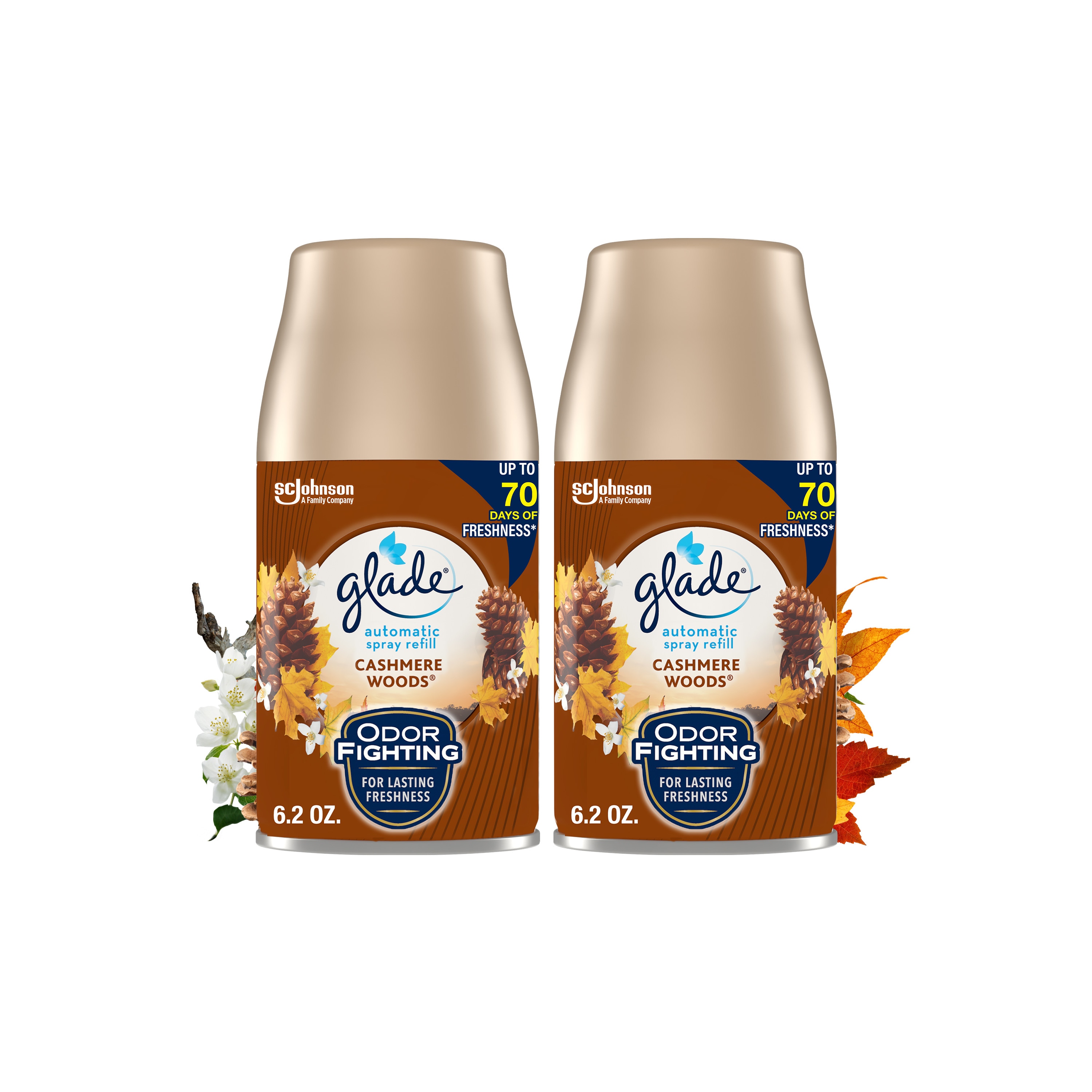 Glade 310912 Ounce(s) Cashmere Woods Refill Air Freshener 2 -Pack